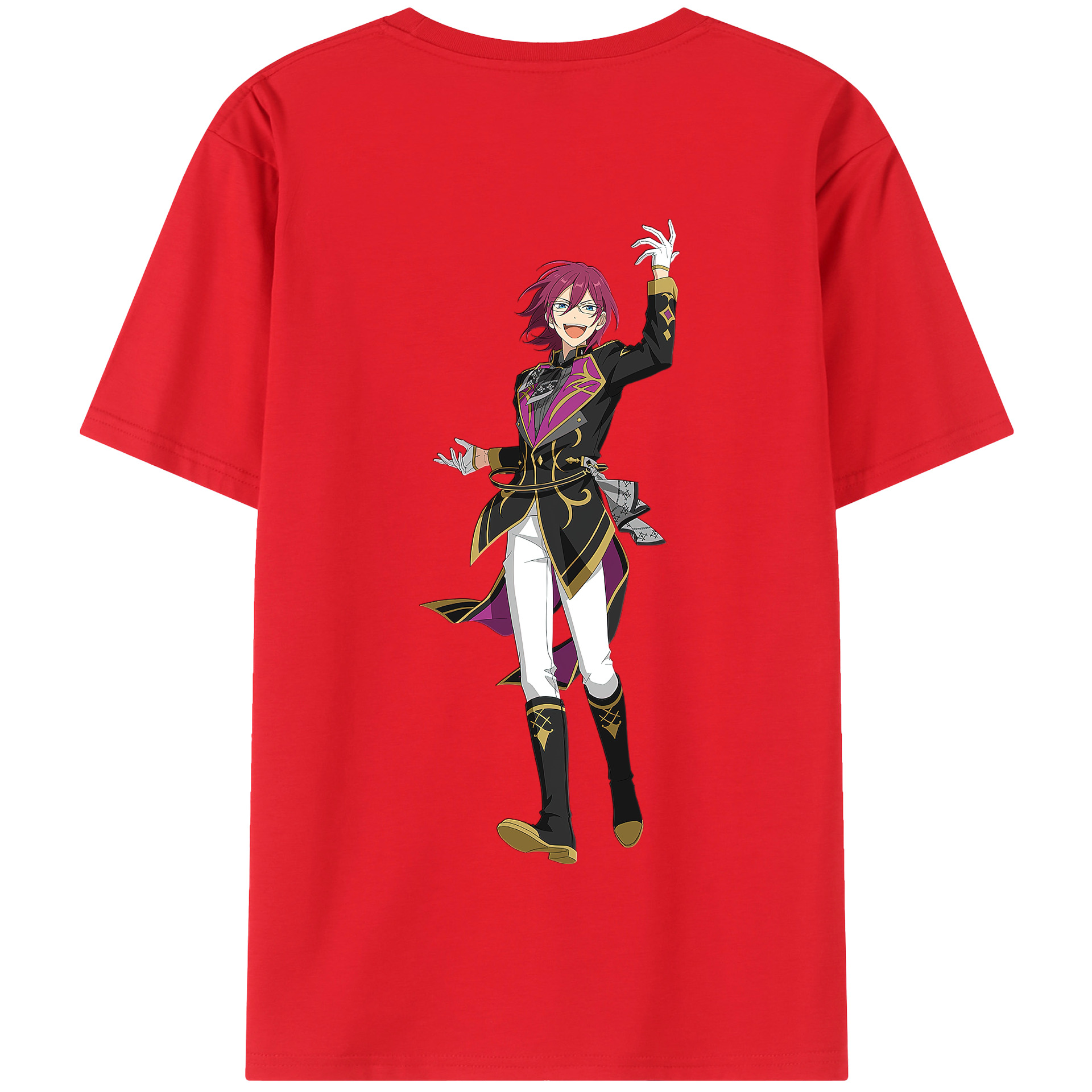 （画像用） あんさんぶるスターズ! Ensemble Stars 綿100％半袖Tシャツ（背面プリント）