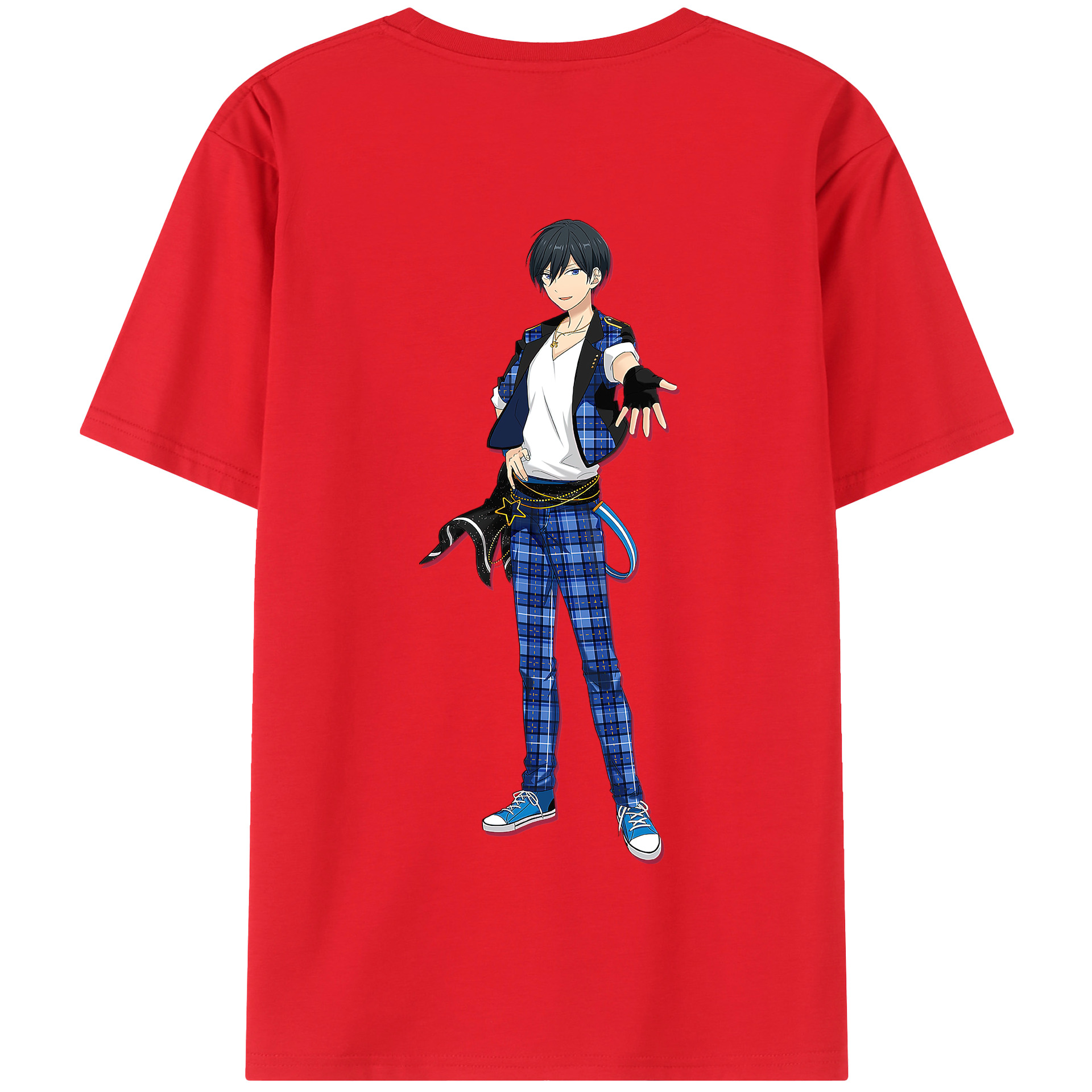 （画像用） あんさんぶるスターズ! Ensemble Stars 綿100％半袖Tシャツ（背面プリント）