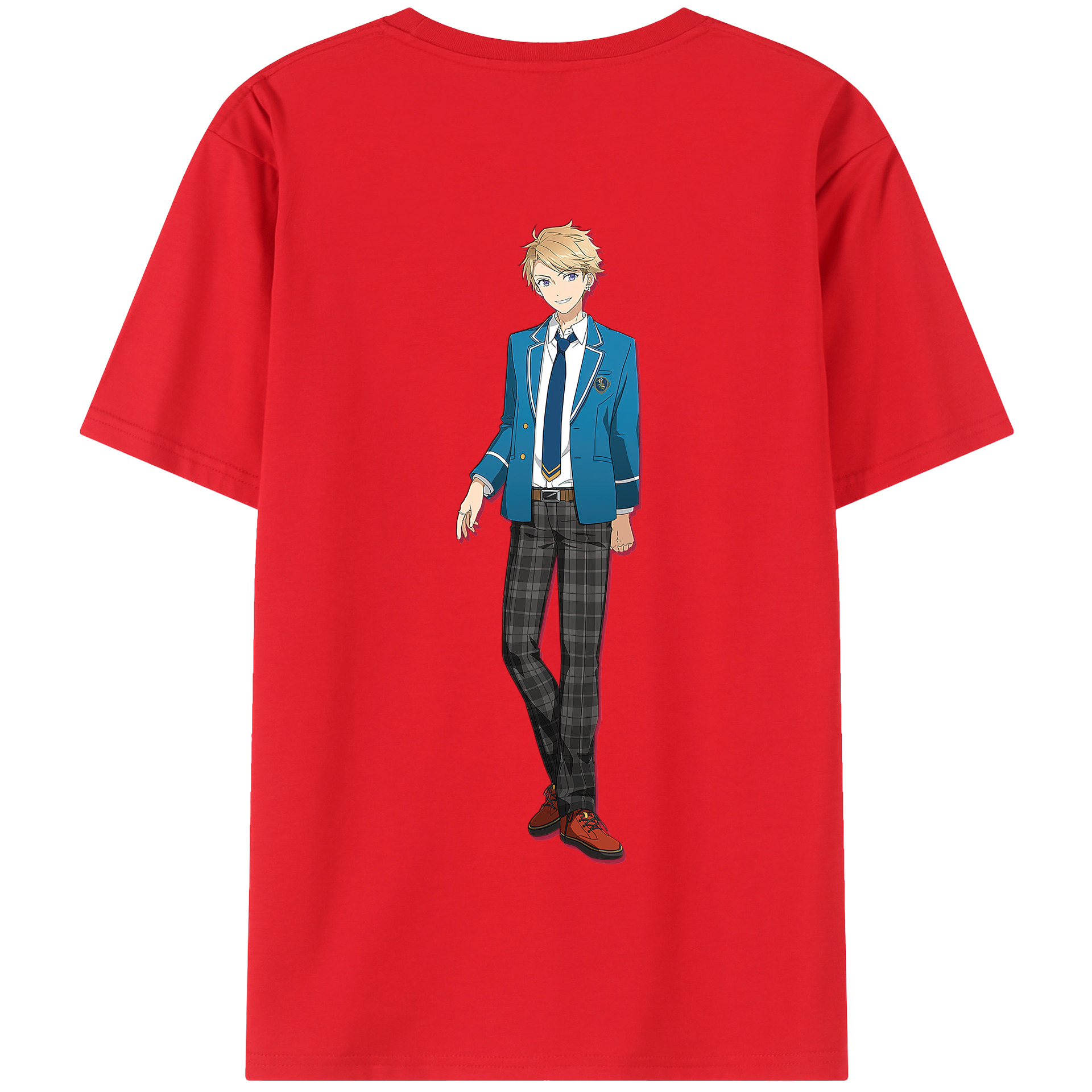 （画像用） あんさんぶるスターズ! Ensemble Stars 綿100％半袖Tシャツ（背面プリント）