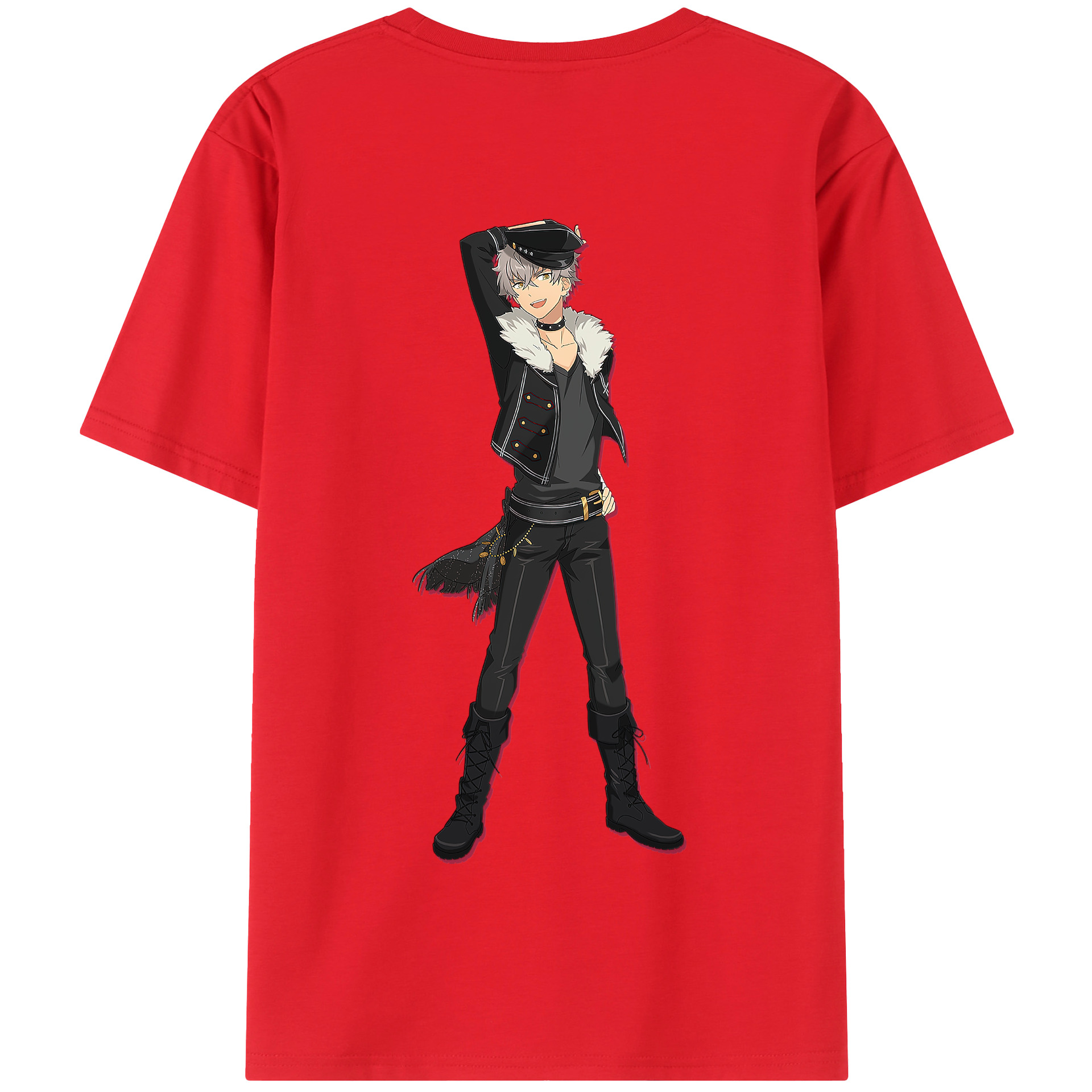 （画像用） あんさんぶるスターズ! Ensemble Stars 綿100％半袖Tシャツ（背面プリント）