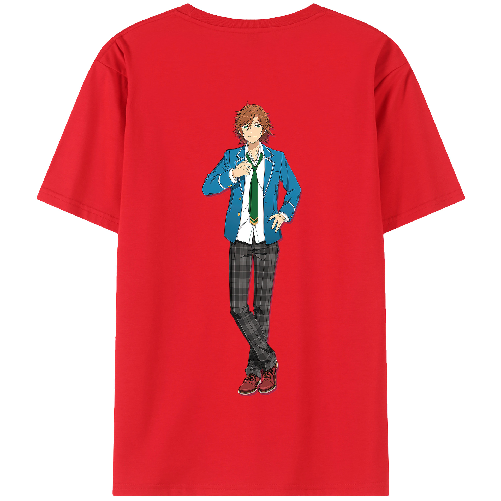 （画像用） あんさんぶるスターズ! Ensemble Stars 綿100％半袖Tシャツ（背面プリント）