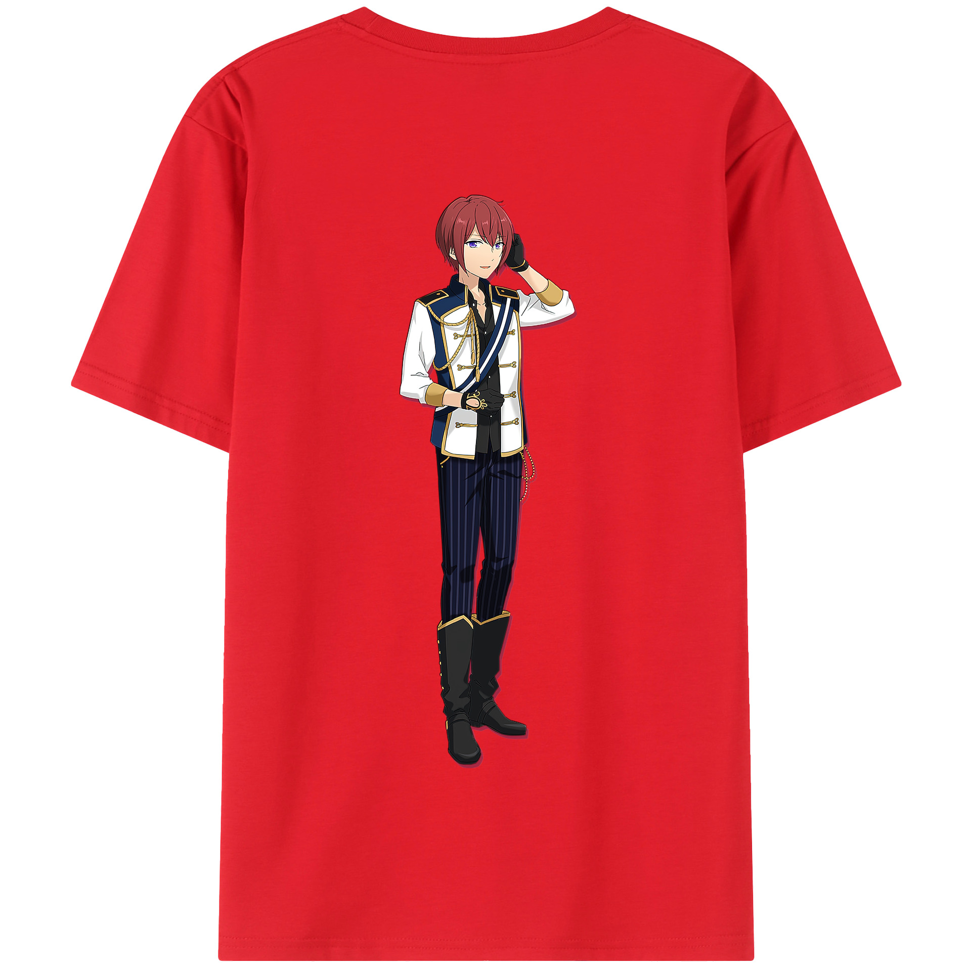 （画像用） あんさんぶるスターズ! Ensemble Stars 綿100％半袖Tシャツ（背面プリント）