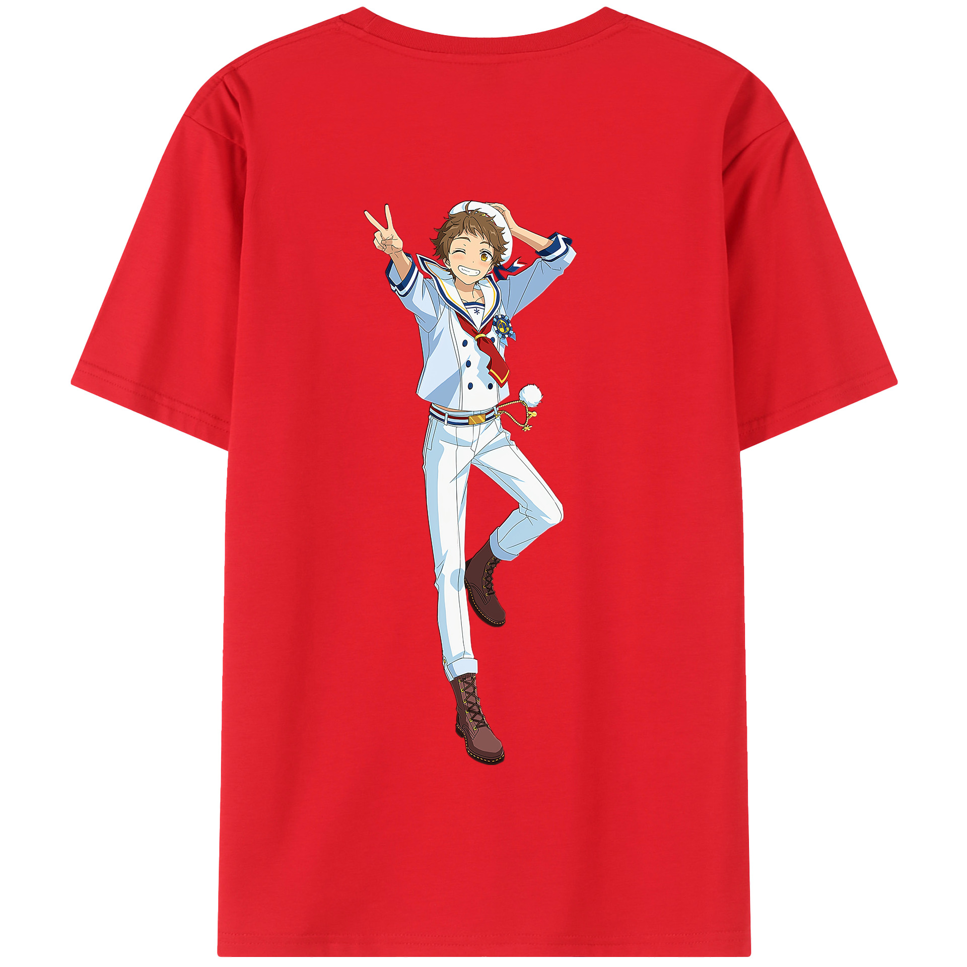 （画像用） あんさんぶるスターズ! Ensemble Stars 綿100％半袖Tシャツ（背面プリント）