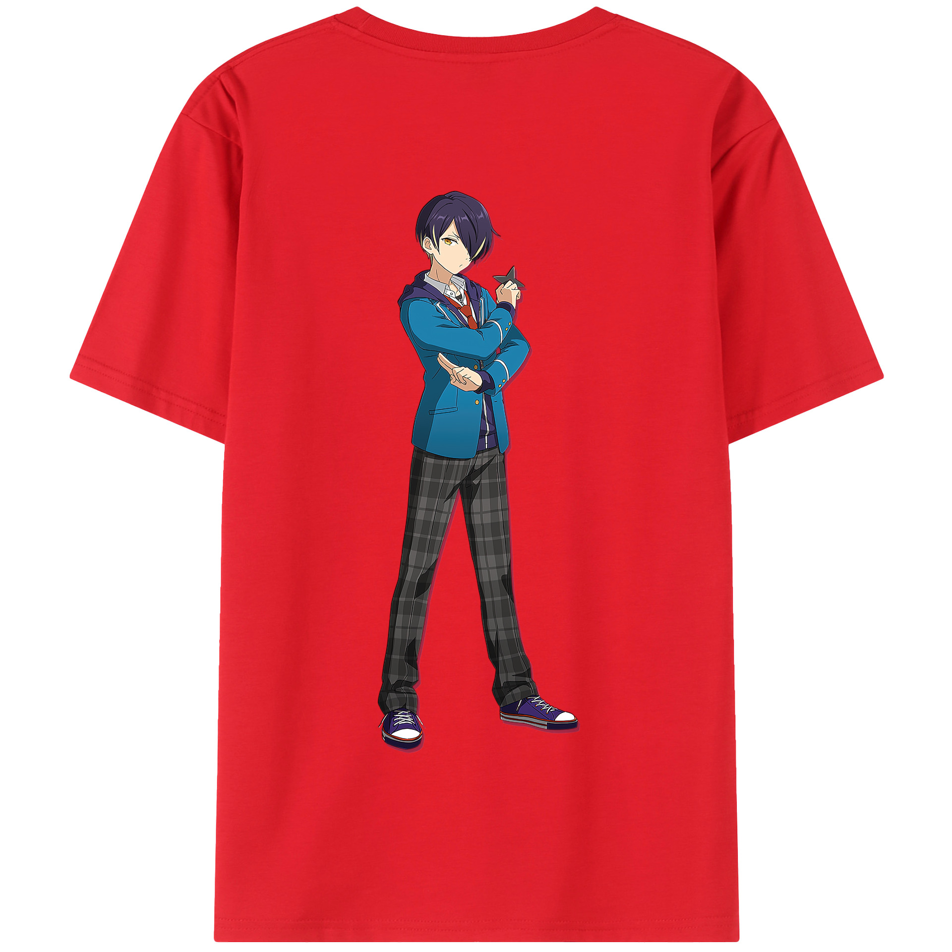 （画像用） あんさんぶるスターズ! Ensemble Stars 綿100％半袖Tシャツ（背面プリント）