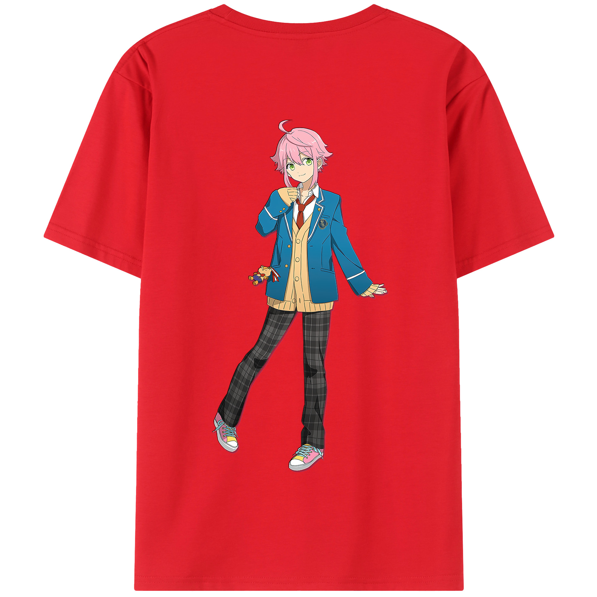（画像用） あんさんぶるスターズ! Ensemble Stars 綿100％半袖Tシャツ（背面プリント）
