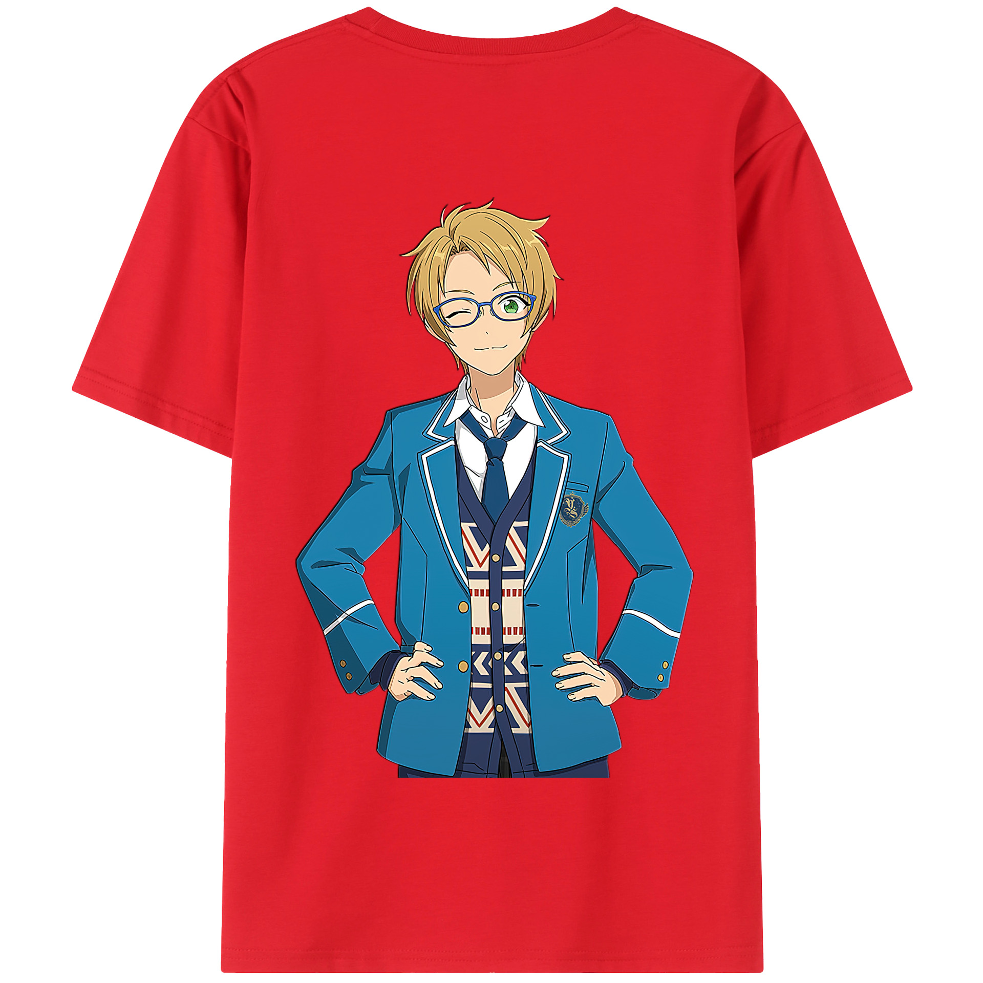（画像用） あんさんぶるスターズ! Ensemble Stars 綿100％半袖Tシャツ（背面プリント）