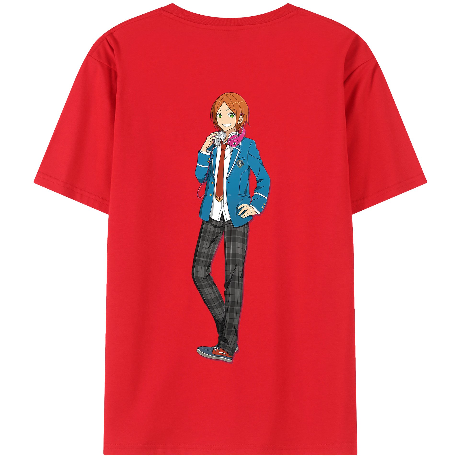 （画像用） あんさんぶるスターズ! Ensemble Stars 綿100％半袖Tシャツ（背面プリント）