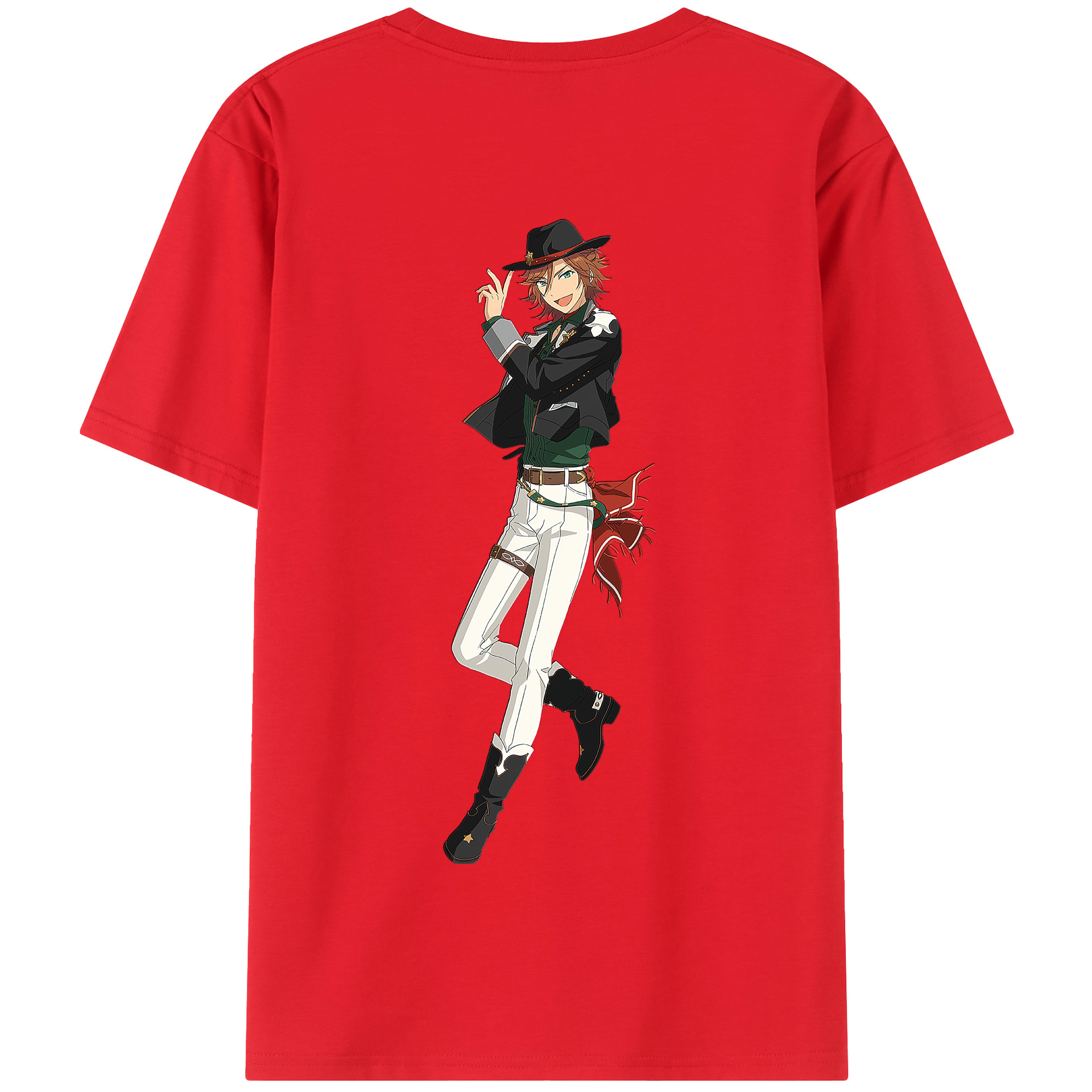 （画像用） あんさんぶるスターズ! Ensemble Stars 綿100％半袖Tシャツ（背面プリント）