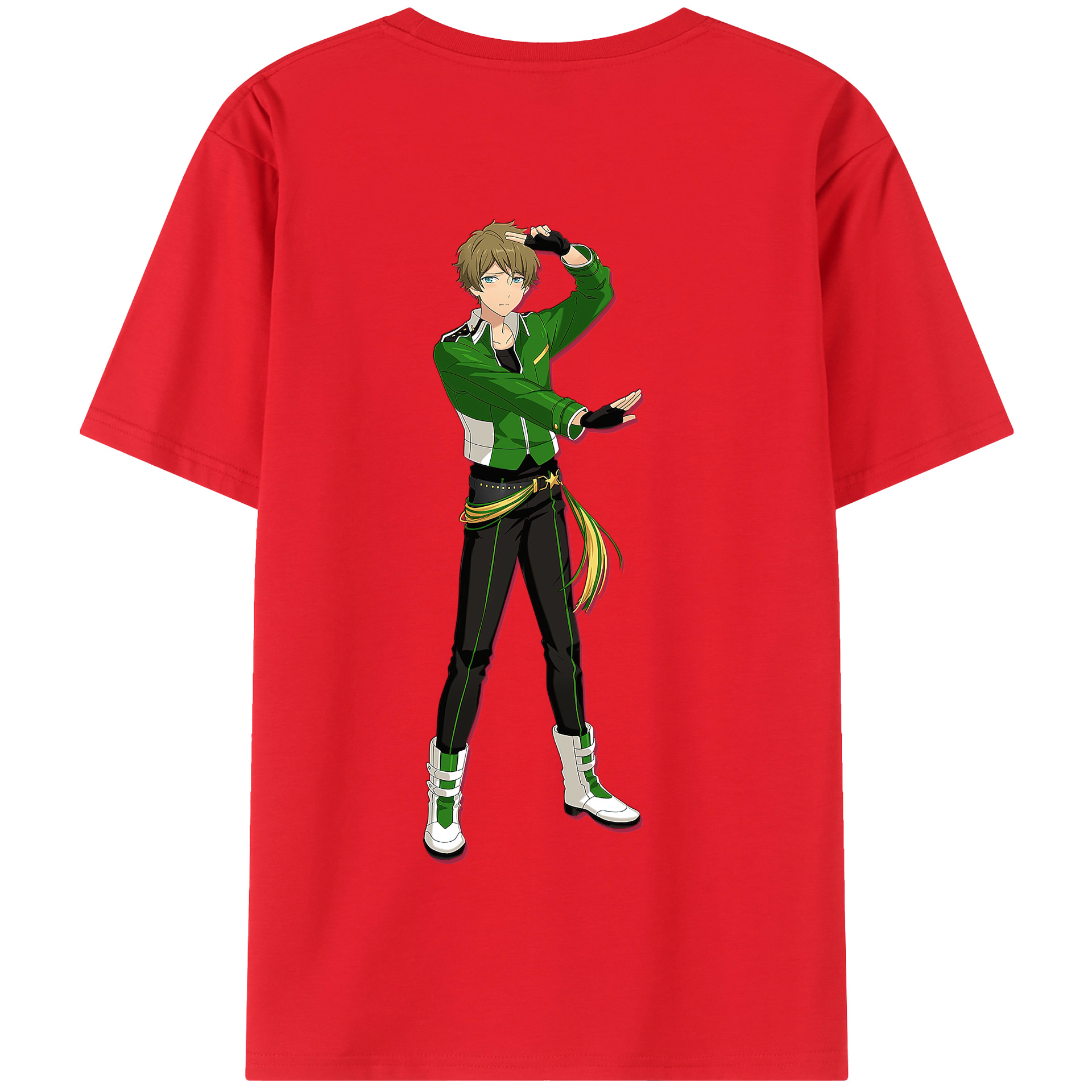 （画像用） あんさんぶるスターズ! Ensemble Stars 綿100％半袖Tシャツ（背面プリント）