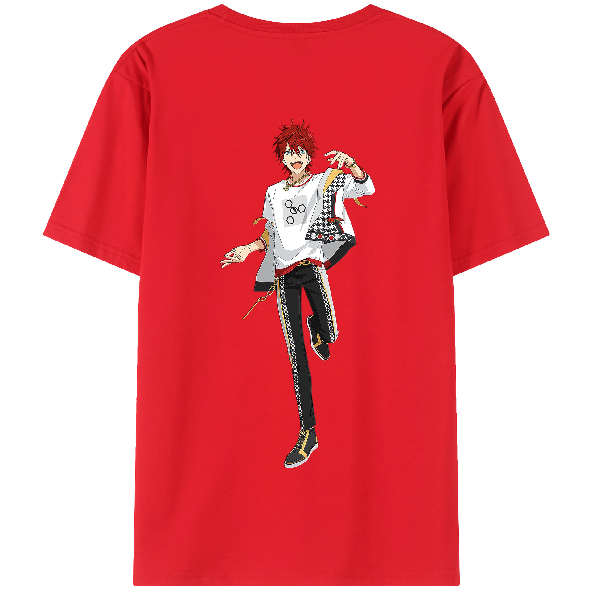（画像用） あんさんぶるスターズ! Ensemble Stars 綿100％半袖Tシャツ（背面プリント）