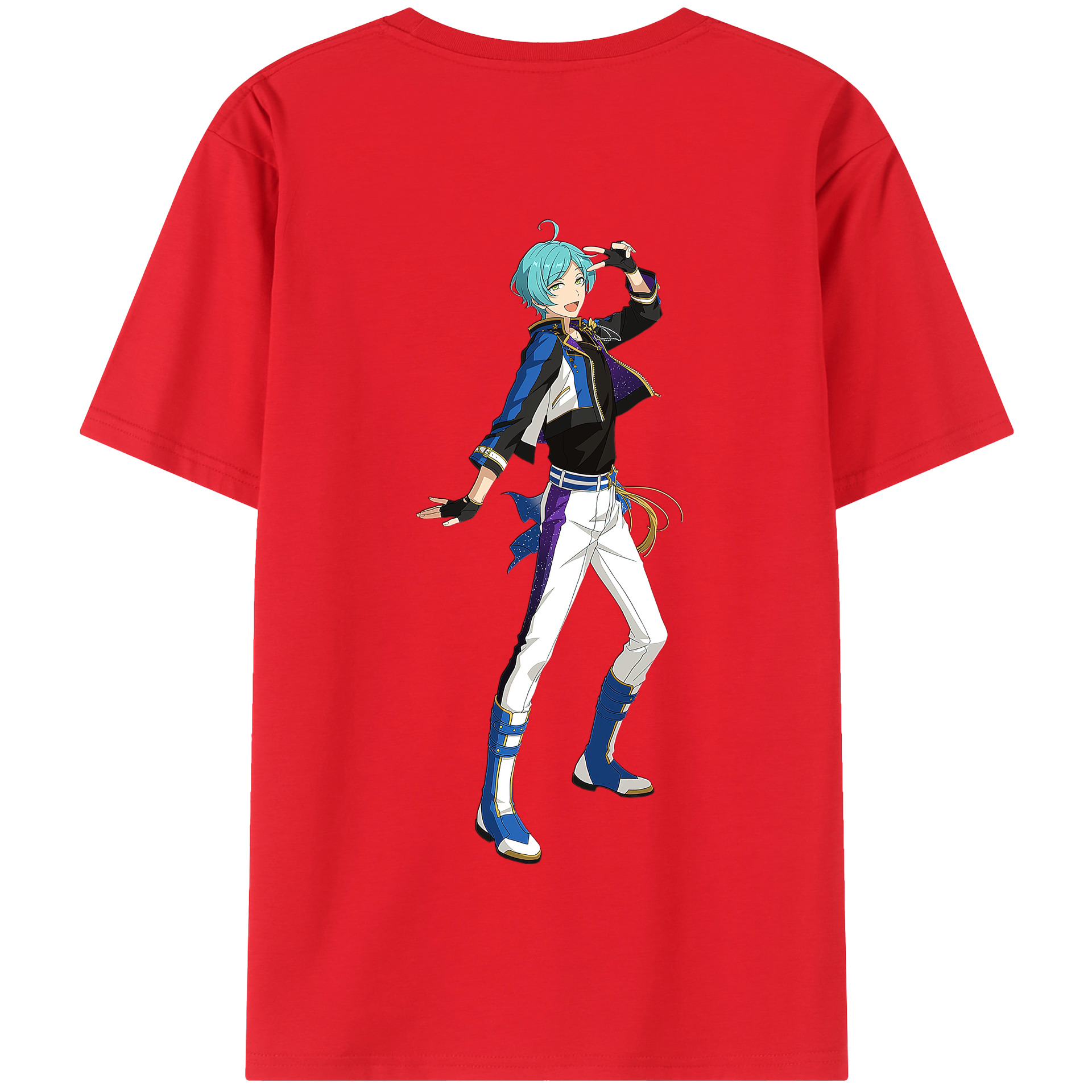 （画像用） あんさんぶるスターズ! Ensemble Stars 綿100％半袖Tシャツ（背面プリント）