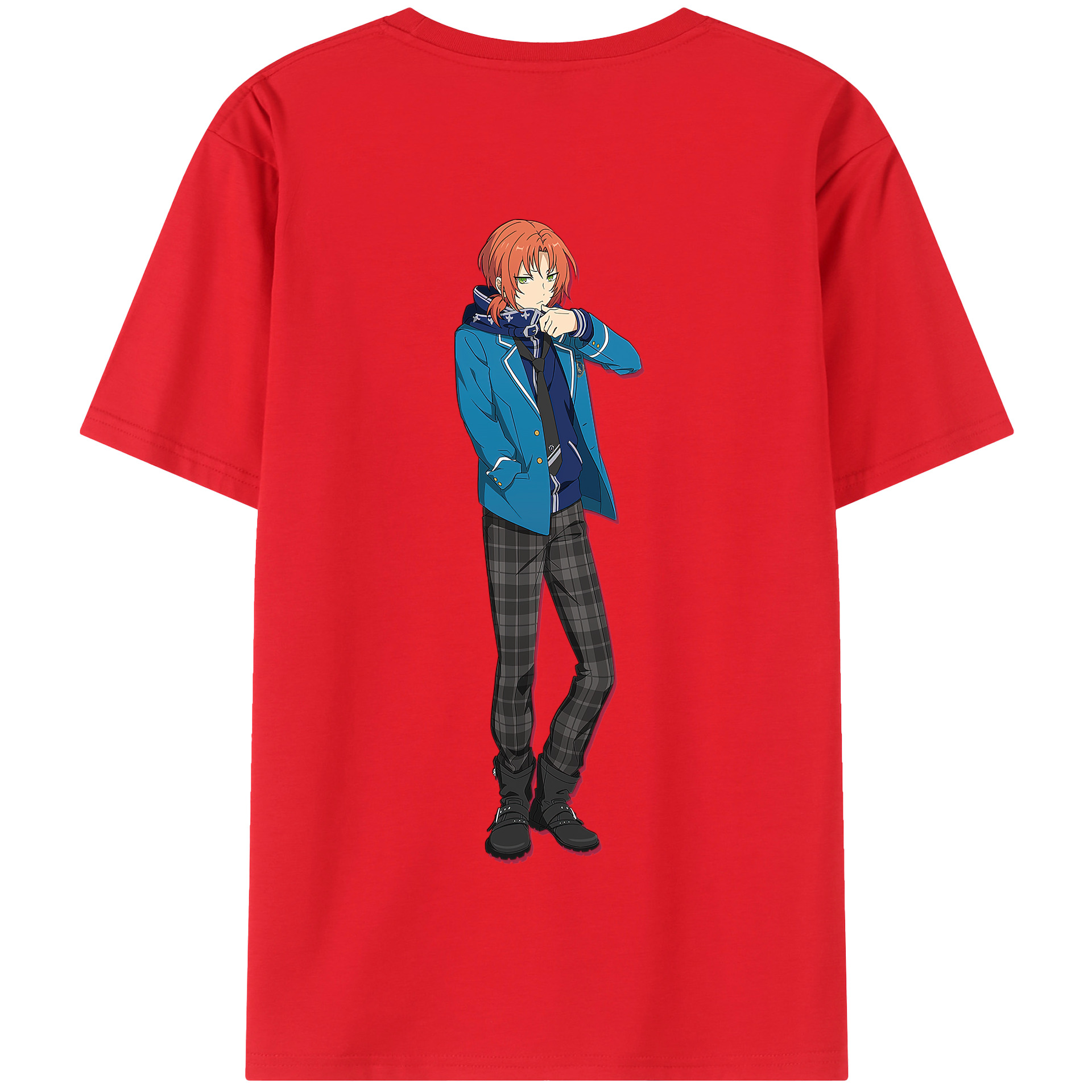 （画像用） あんさんぶるスターズ! Ensemble Stars 綿100％半袖Tシャツ（背面プリント）