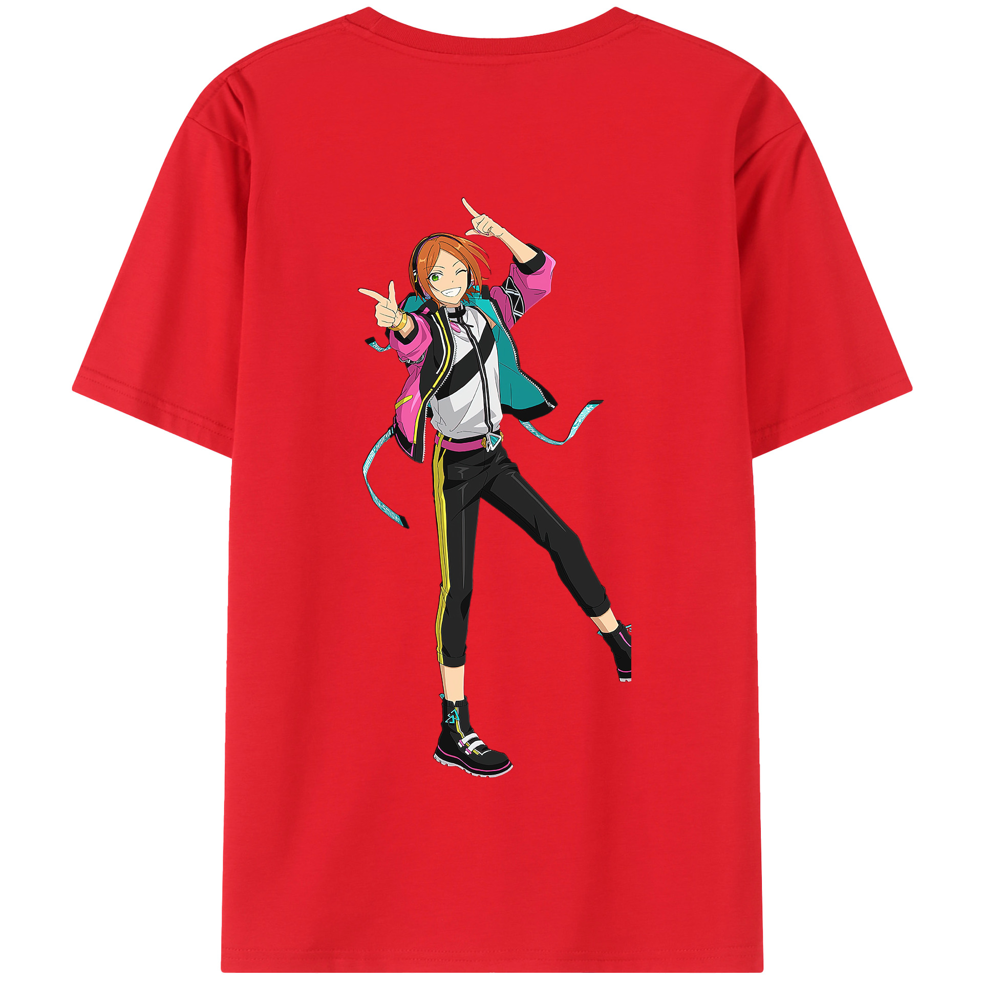 （画像用） あんさんぶるスターズ! Ensemble Stars 綿100％半袖Tシャツ（背面プリント）