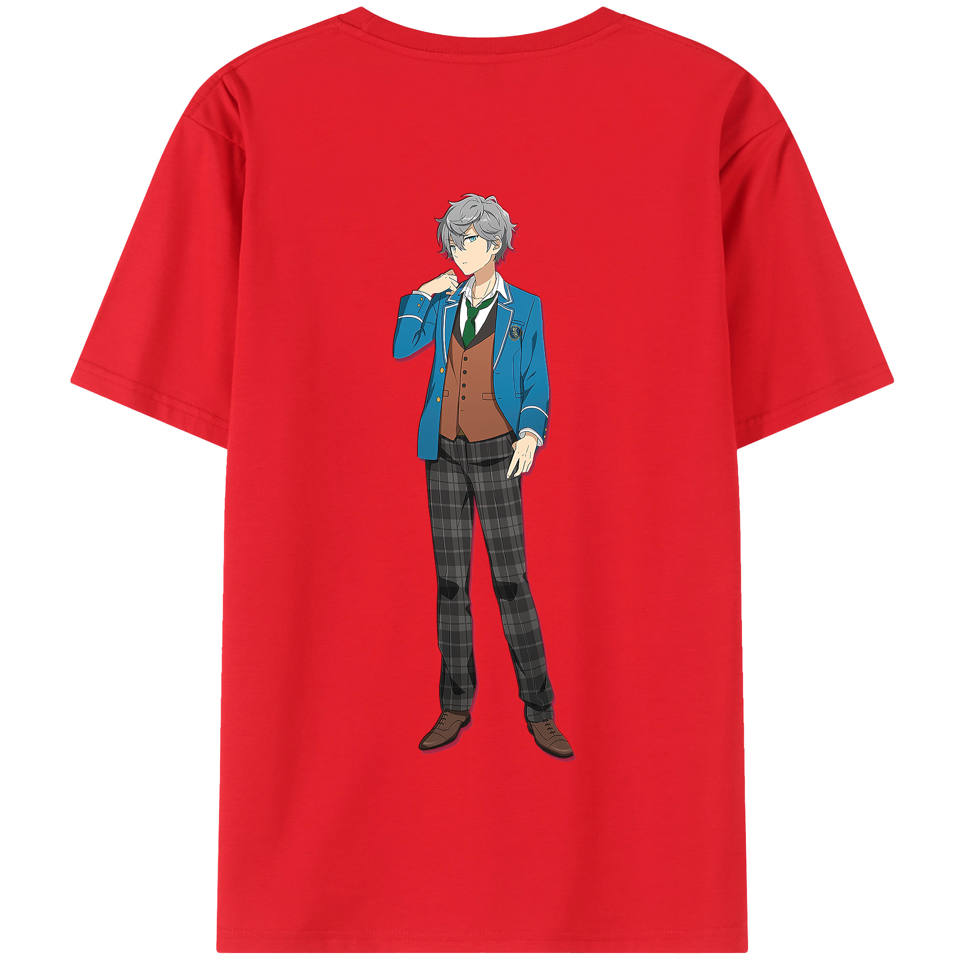 （画像用） あんさんぶるスターズ! Ensemble Stars 綿100％半袖Tシャツ（背面プリント）