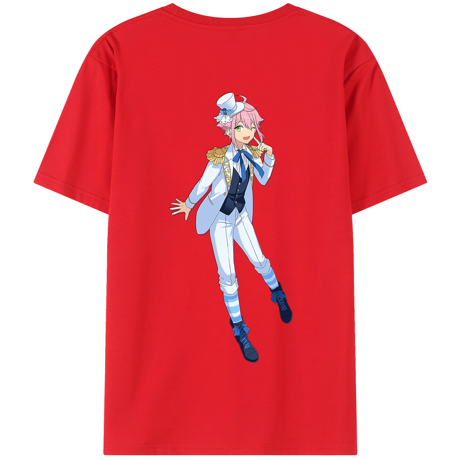 （画像用） あんさんぶるスターズ! Ensemble Stars 綿100％半袖Tシャツ（背面プリント）