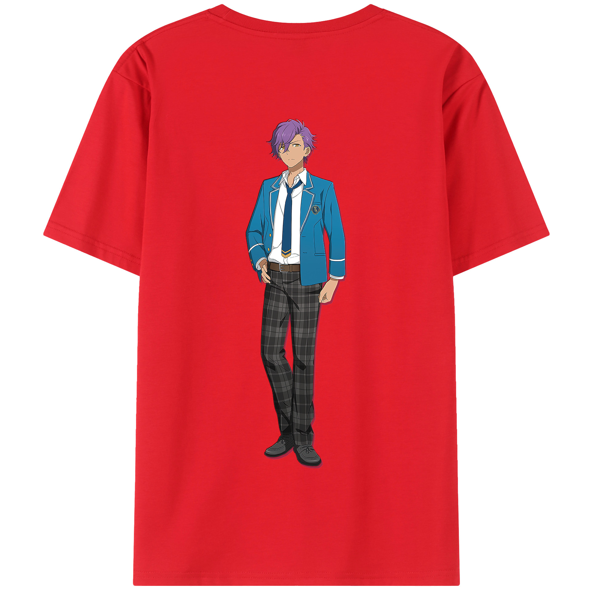 （画像用） あんさんぶるスターズ! Ensemble Stars 綿100％半袖Tシャツ（背面プリント）