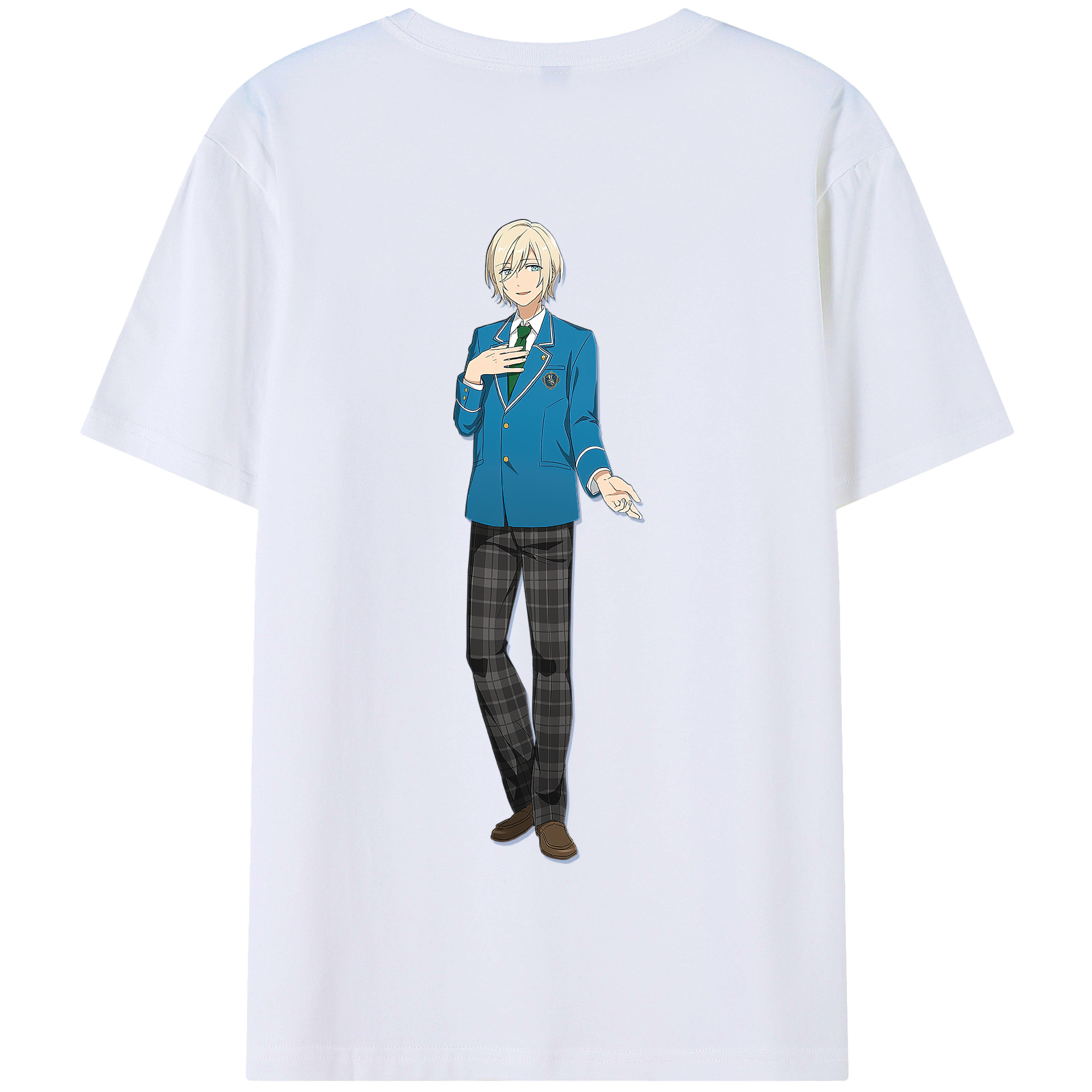 （画像用） あんさんぶるスターズ! Ensemble Stars 綿100％半袖Tシャツ（背面プリント）
