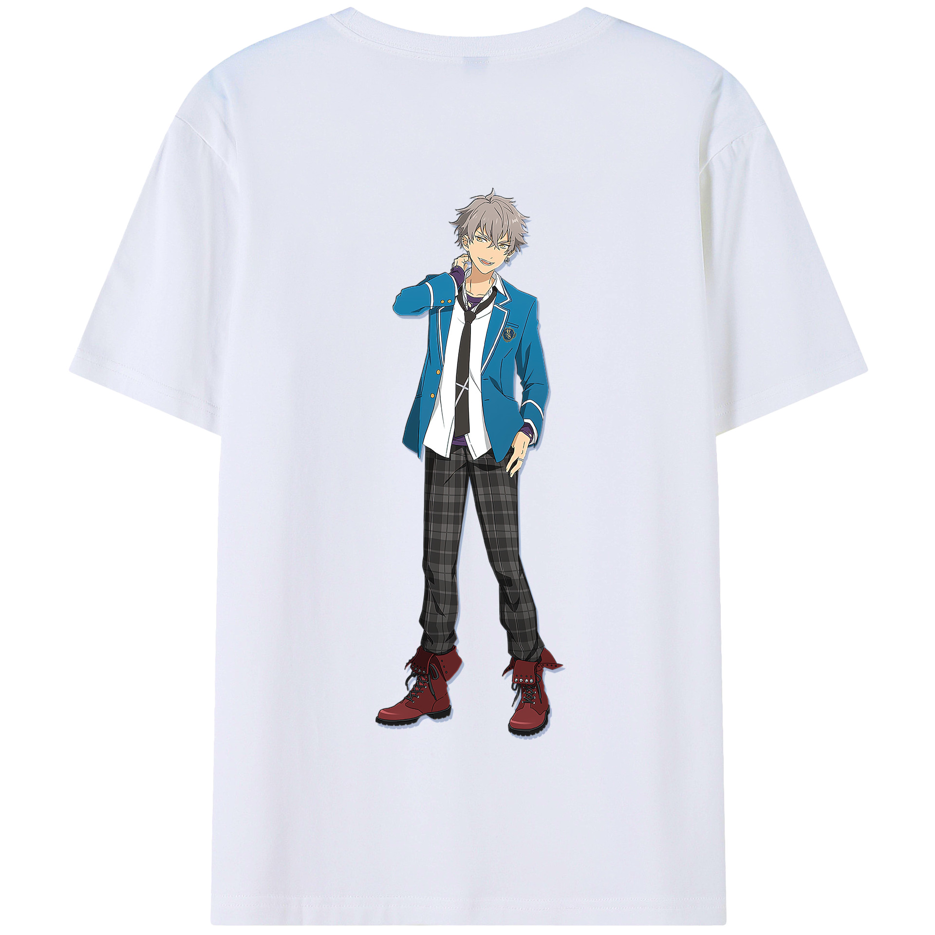 （画像用） あんさんぶるスターズ! Ensemble Stars 綿100％半袖Tシャツ（背面プリント）