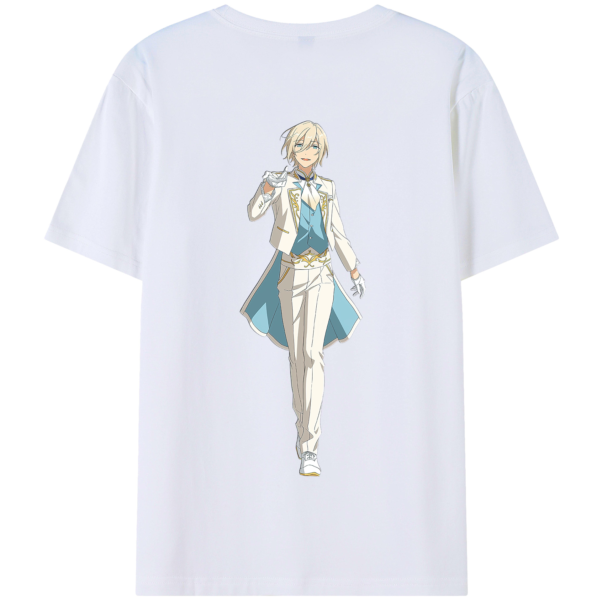 （画像用） あんさんぶるスターズ! Ensemble Stars 綿100％半袖Tシャツ（背面プリント）