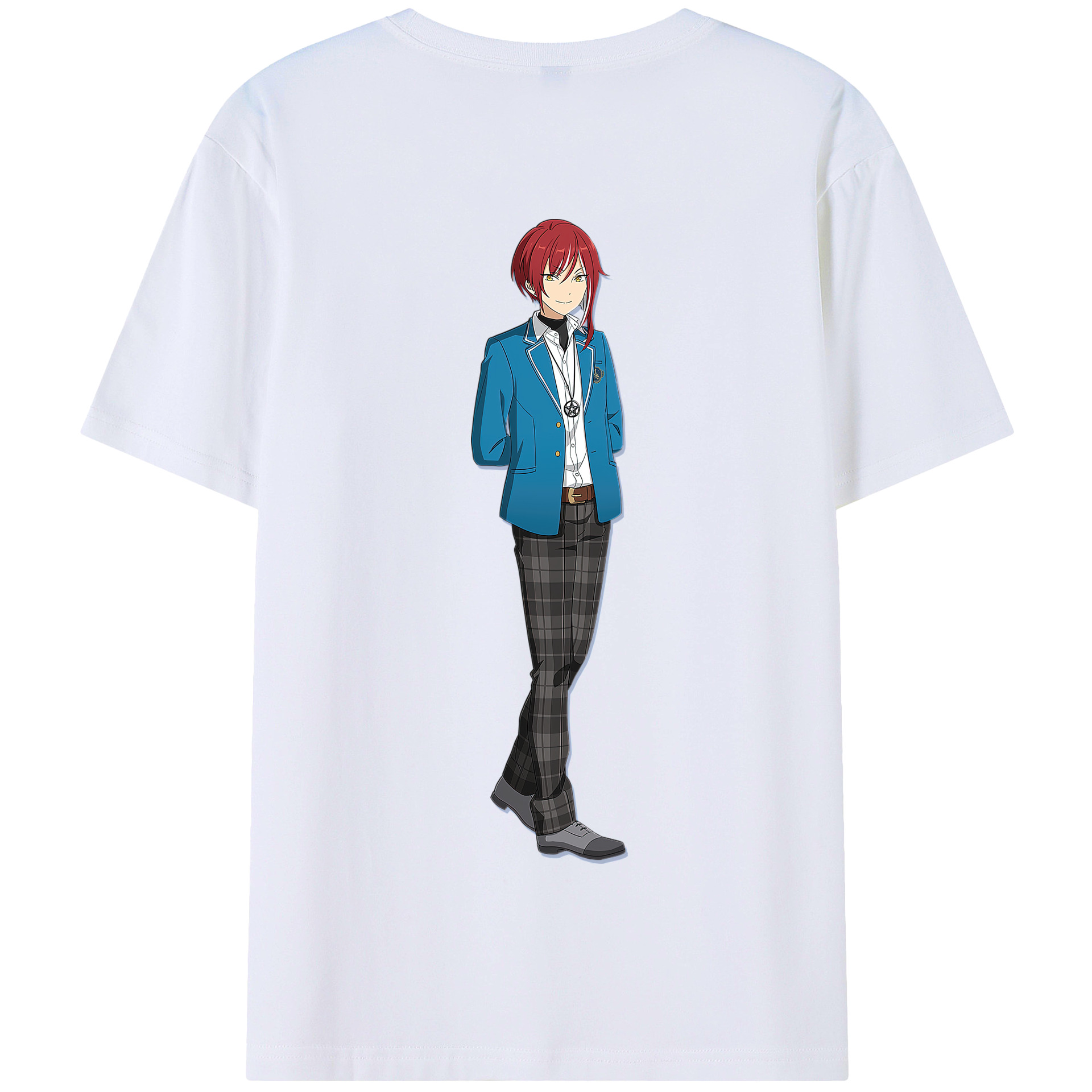 （画像用） あんさんぶるスターズ! Ensemble Stars 綿100％半袖Tシャツ（背面プリント）