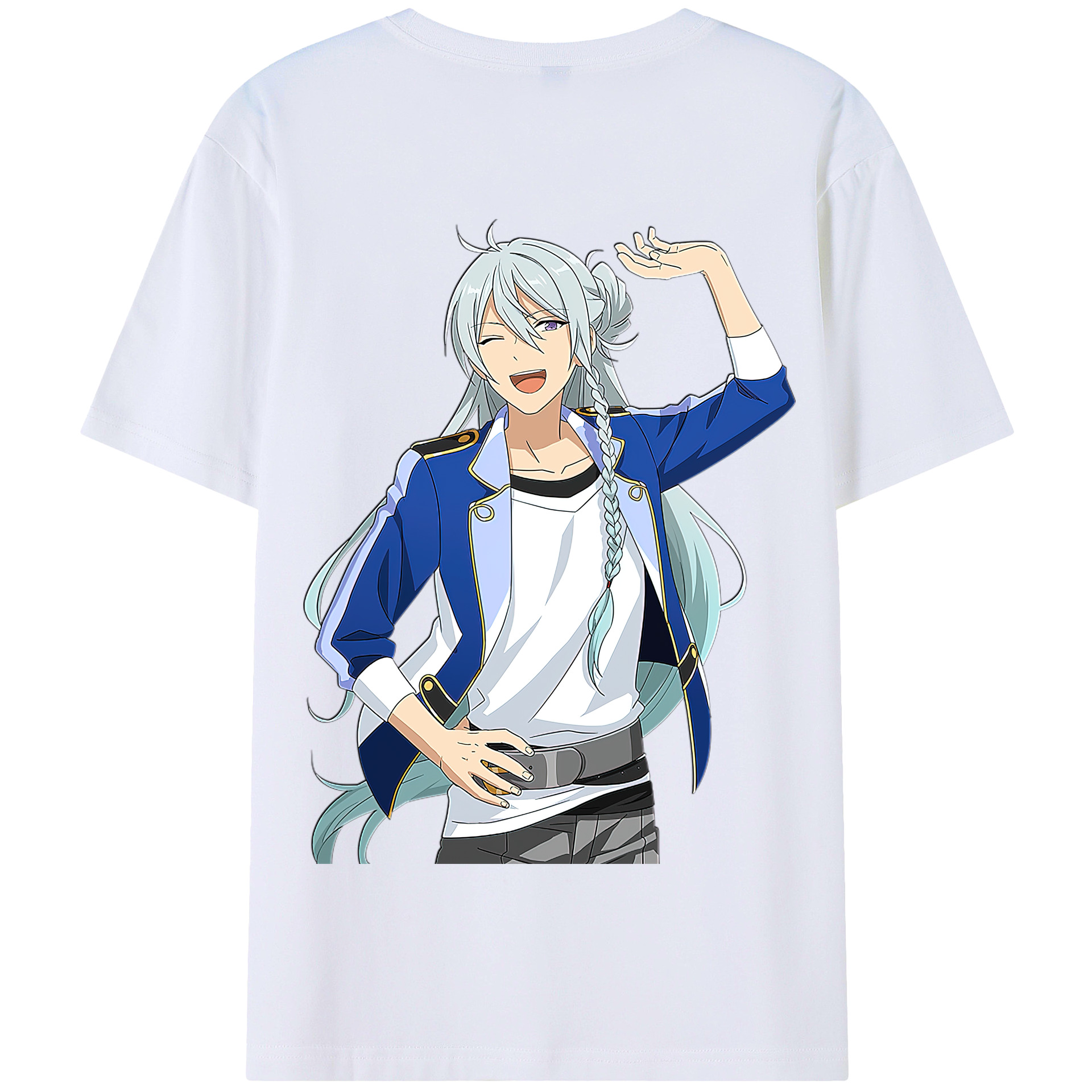（画像用） あんさんぶるスターズ! Ensemble Stars 綿100％半袖Tシャツ（背面プリント）