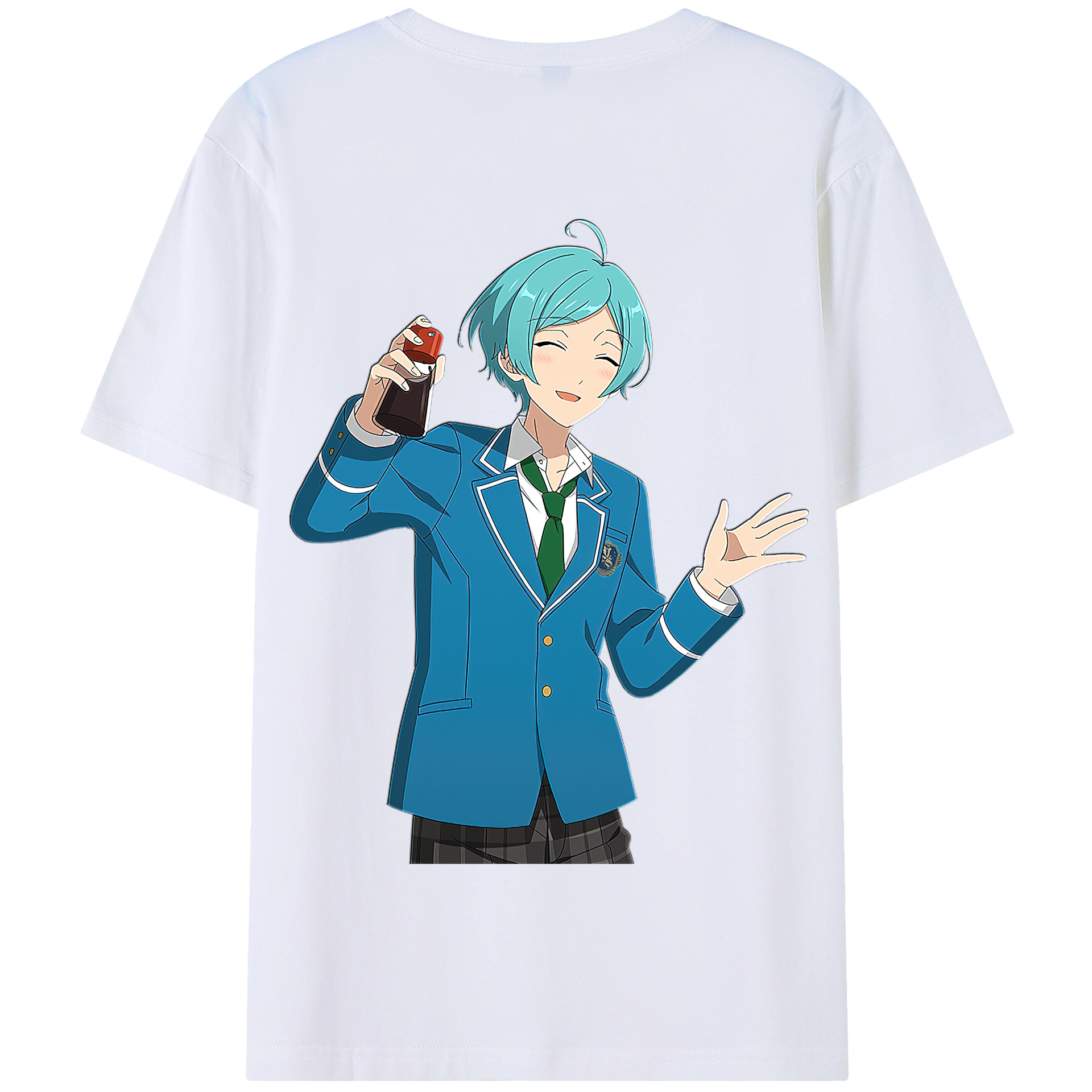 （画像用） あんさんぶるスターズ! Ensemble Stars 綿100％半袖Tシャツ（背面プリント）