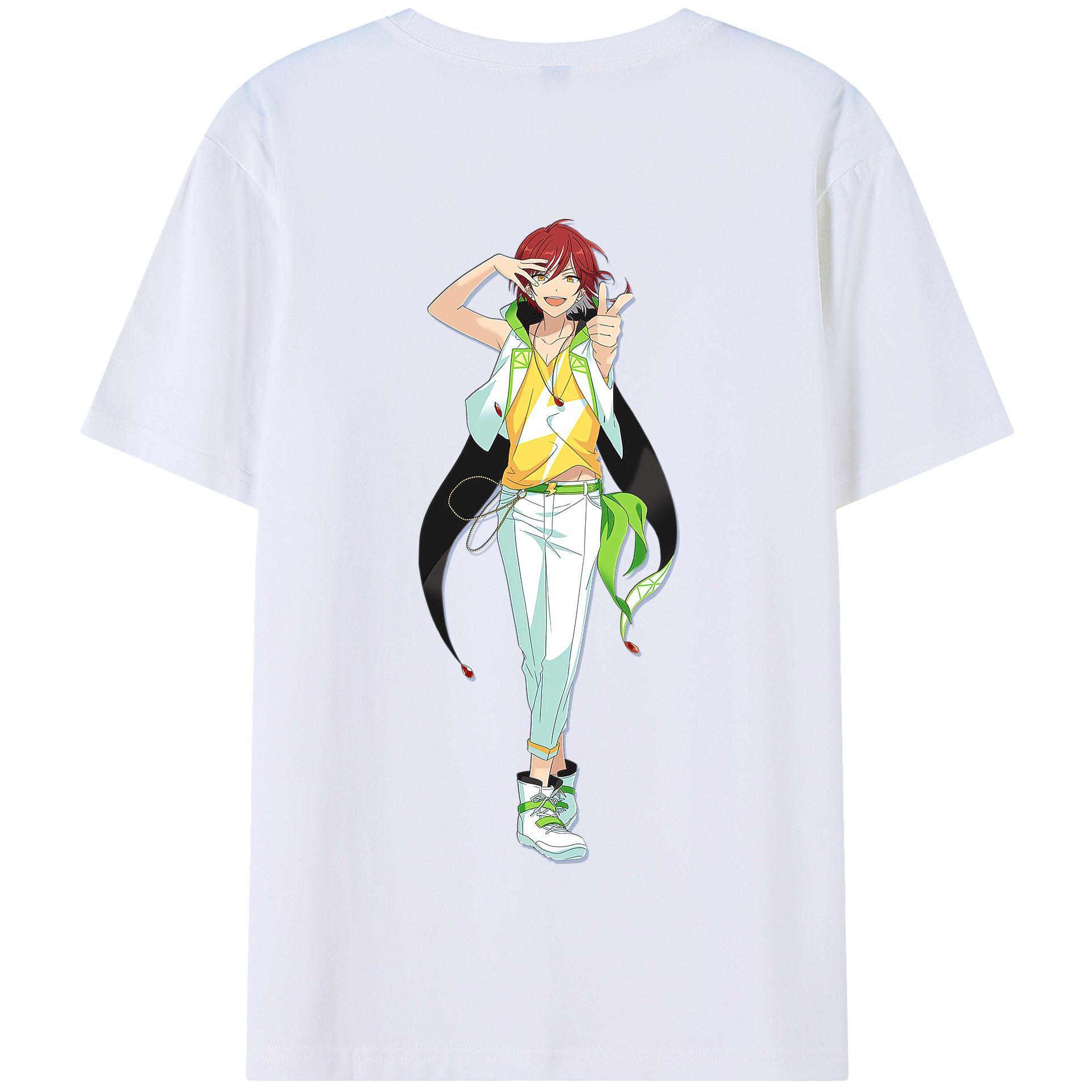 （画像用） あんさんぶるスターズ! Ensemble Stars 綿100％半袖Tシャツ（背面プリント）