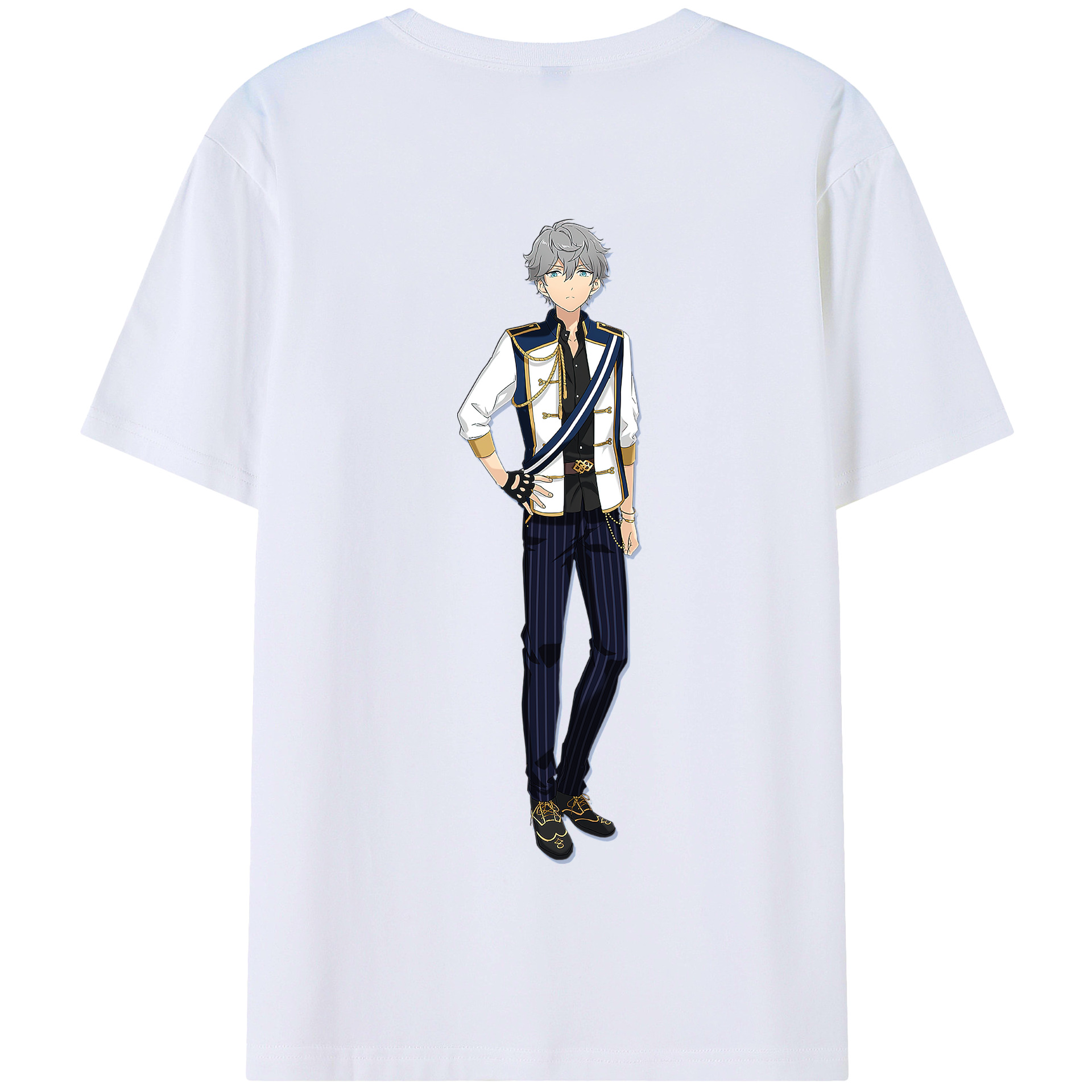 （画像用） あんさんぶるスターズ! Ensemble Stars 綿100％半袖Tシャツ（背面プリント）
