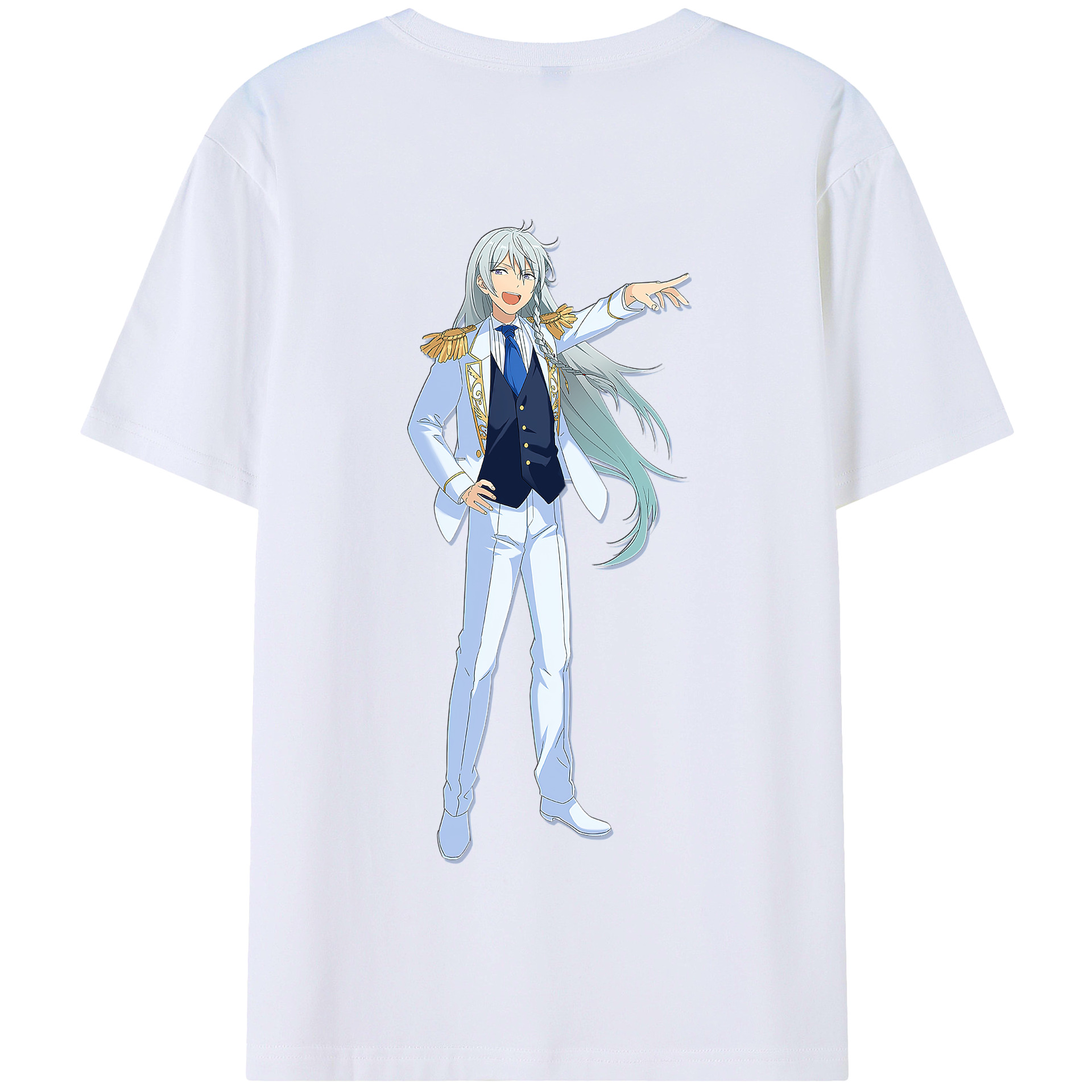 （画像用） あんさんぶるスターズ! Ensemble Stars 綿100％半袖Tシャツ（背面プリント）