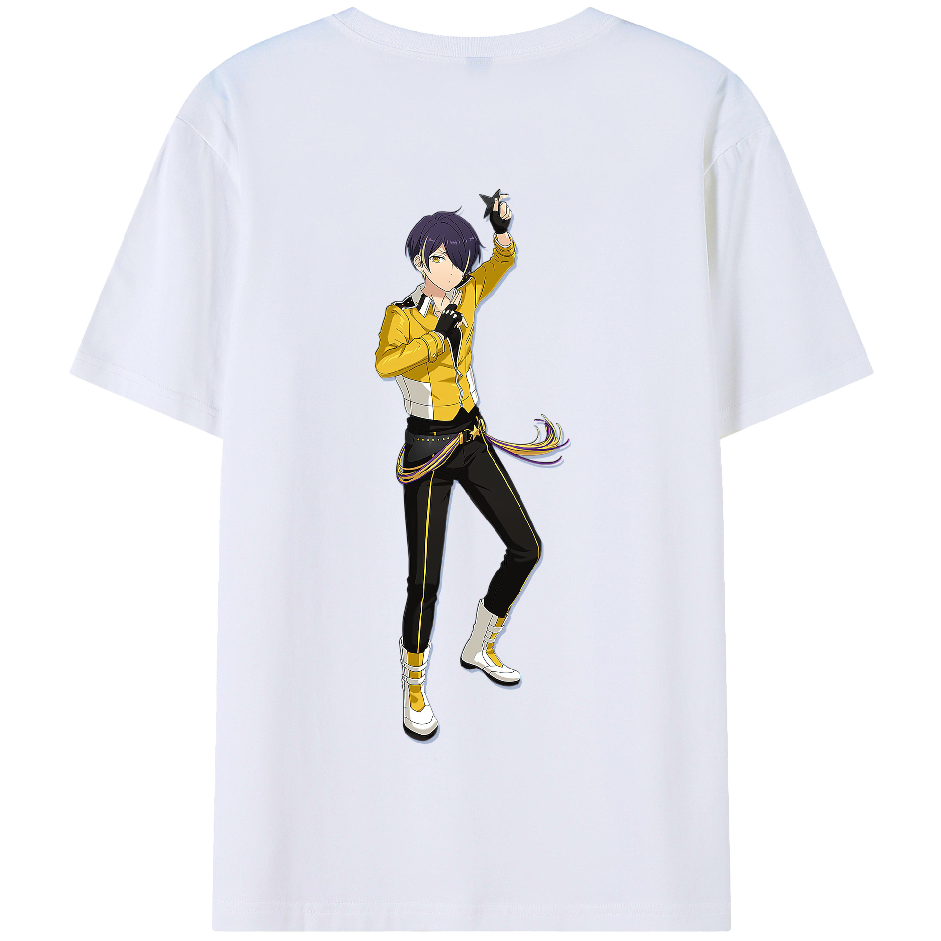（画像用） あんさんぶるスターズ! Ensemble Stars 綿100％半袖Tシャツ（背面プリント）
