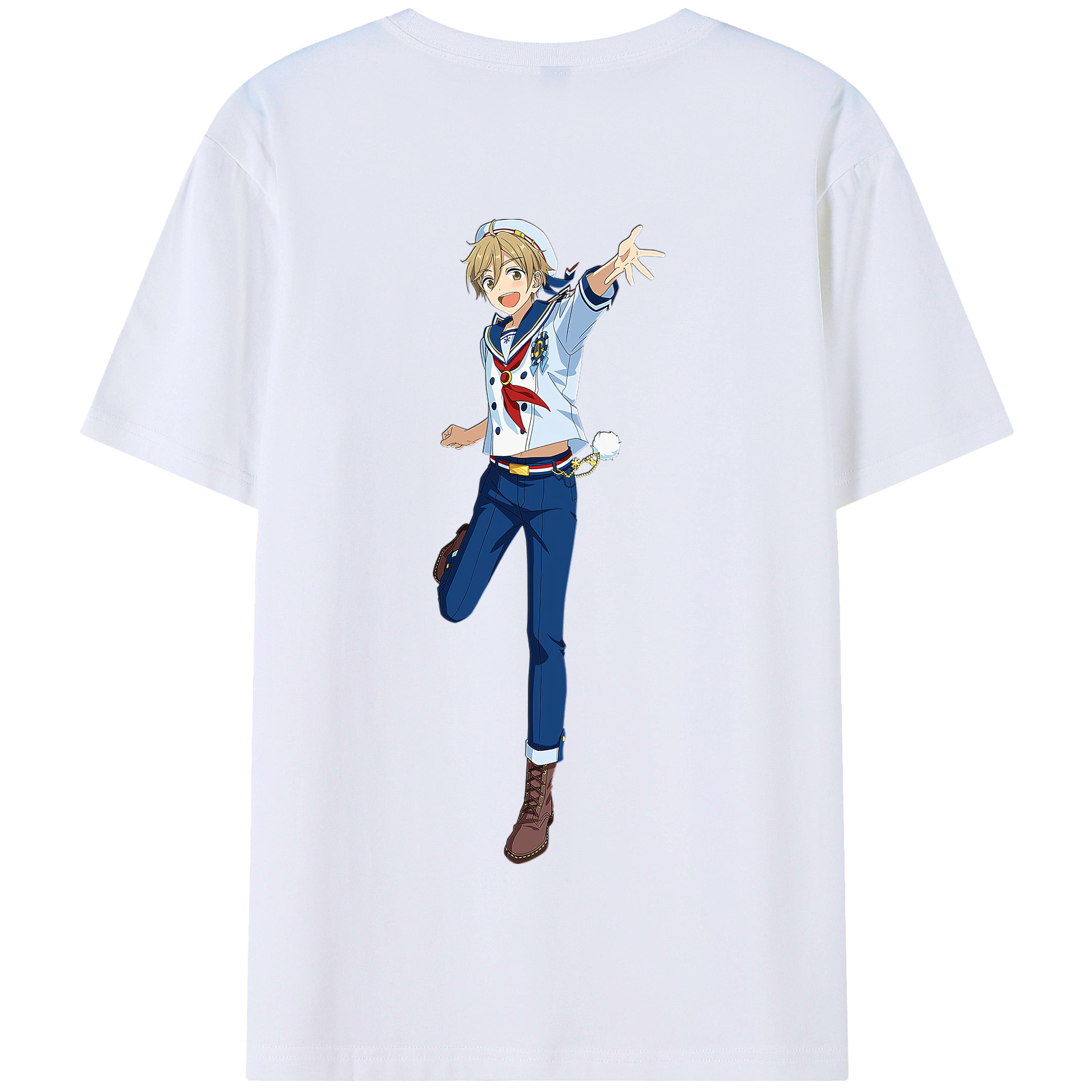 （画像用） あんさんぶるスターズ! Ensemble Stars 綿100％半袖Tシャツ（背面プリント）