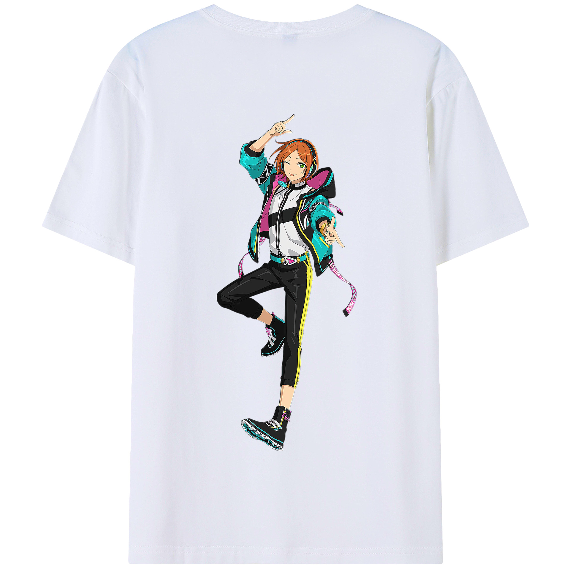 （画像用） あんさんぶるスターズ! Ensemble Stars 綿100％半袖Tシャツ（背面プリント）