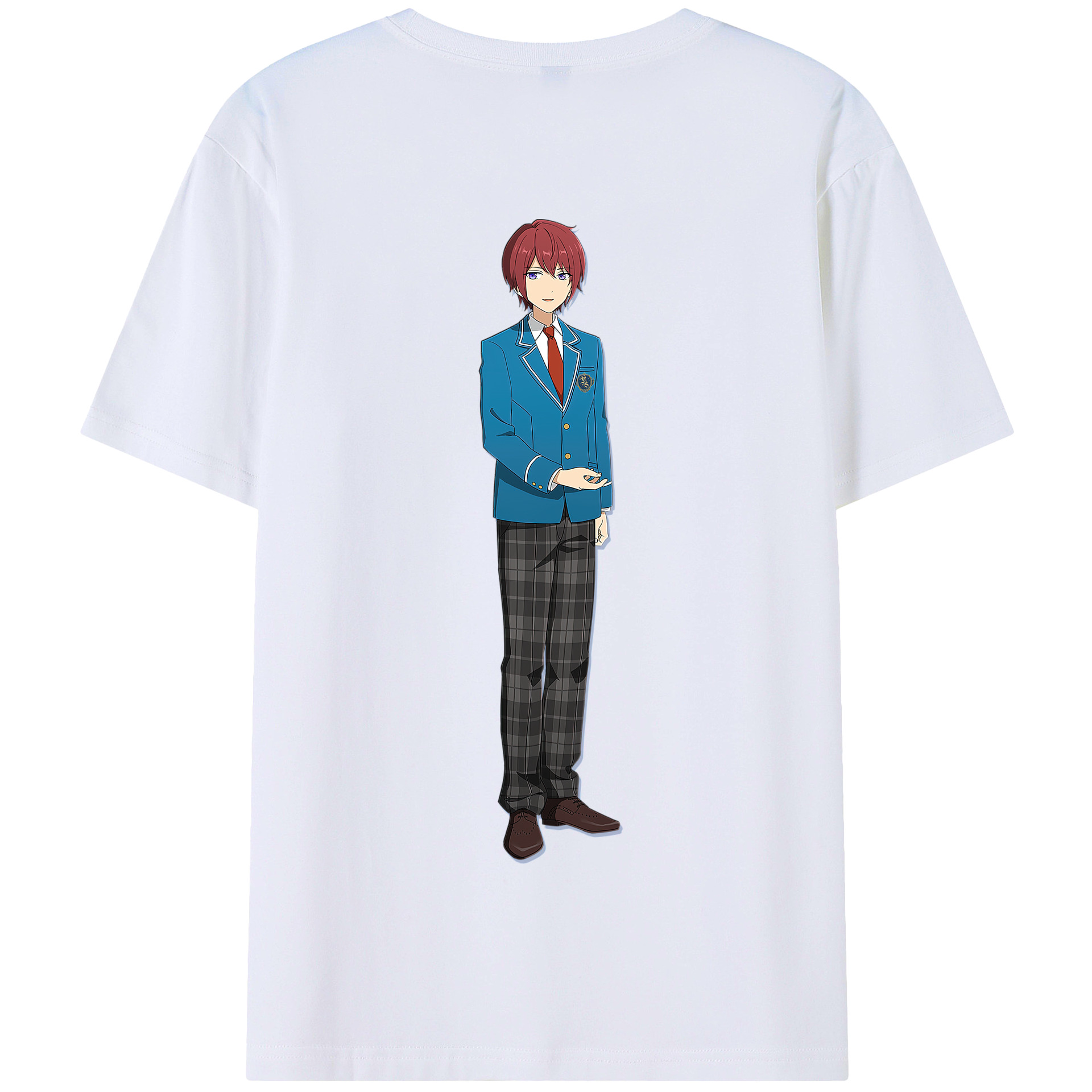 （画像用） あんさんぶるスターズ! Ensemble Stars 綿100％半袖Tシャツ（背面プリント）