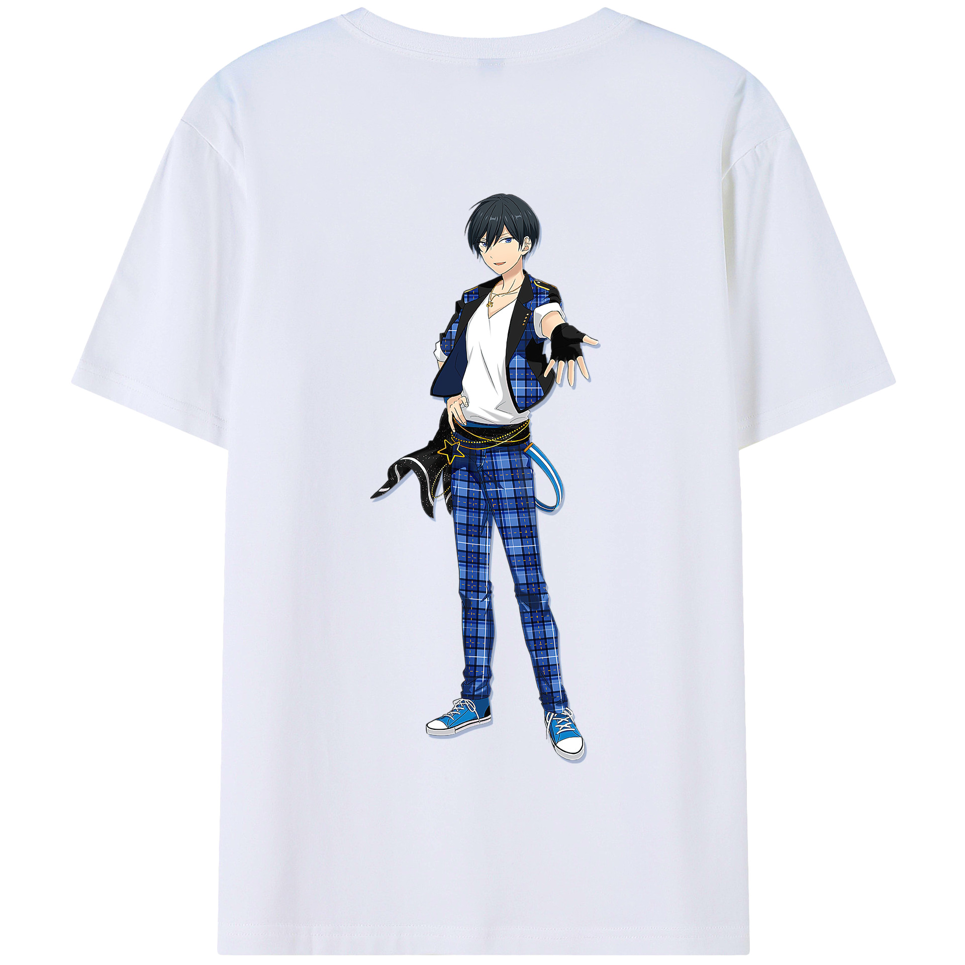 （画像用） あんさんぶるスターズ! Ensemble Stars 綿100％半袖Tシャツ（背面プリント）
