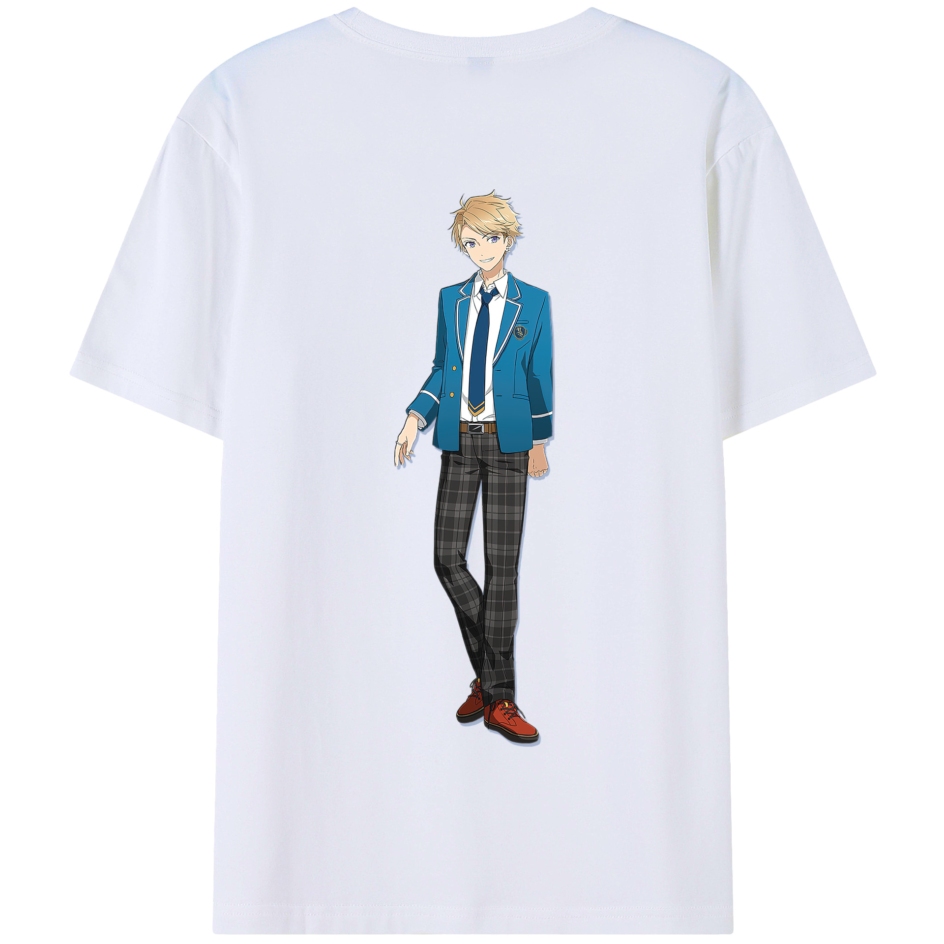（画像用） あんさんぶるスターズ! Ensemble Stars 綿100％半袖Tシャツ（背面プリント）