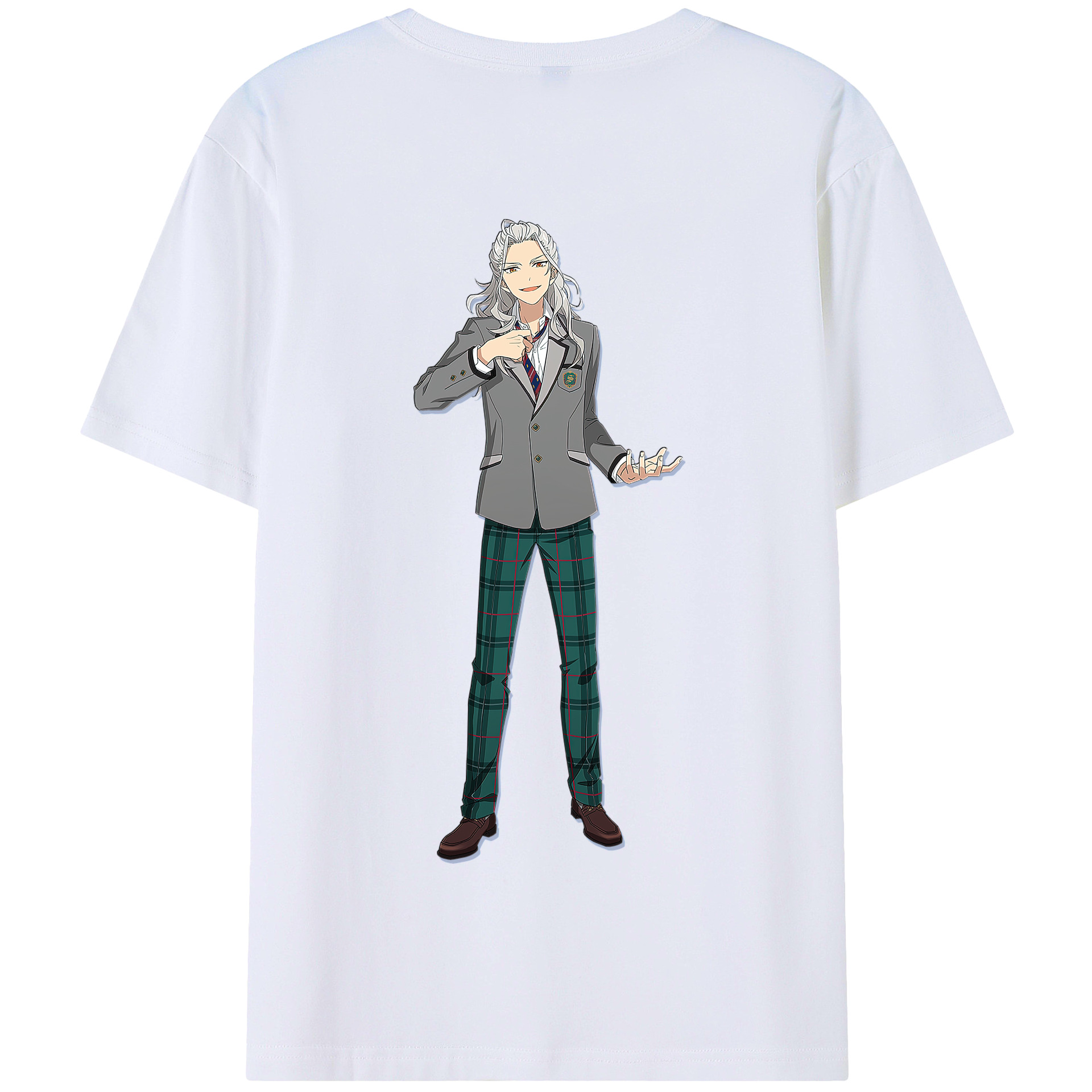 （画像用） あんさんぶるスターズ! Ensemble Stars 綿100％半袖Tシャツ（背面プリント）