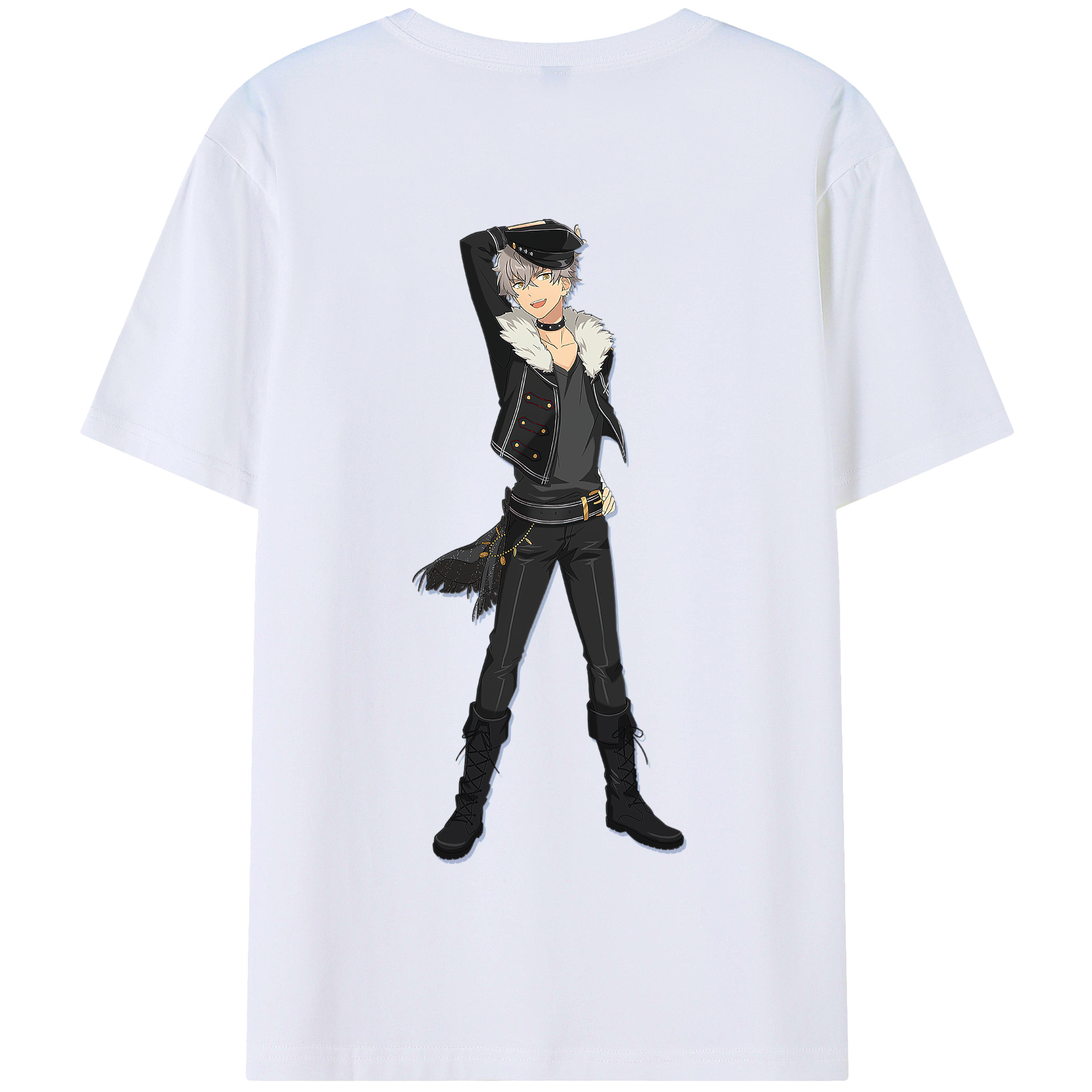 （画像用） あんさんぶるスターズ! Ensemble Stars 綿100％半袖Tシャツ（背面プリント）