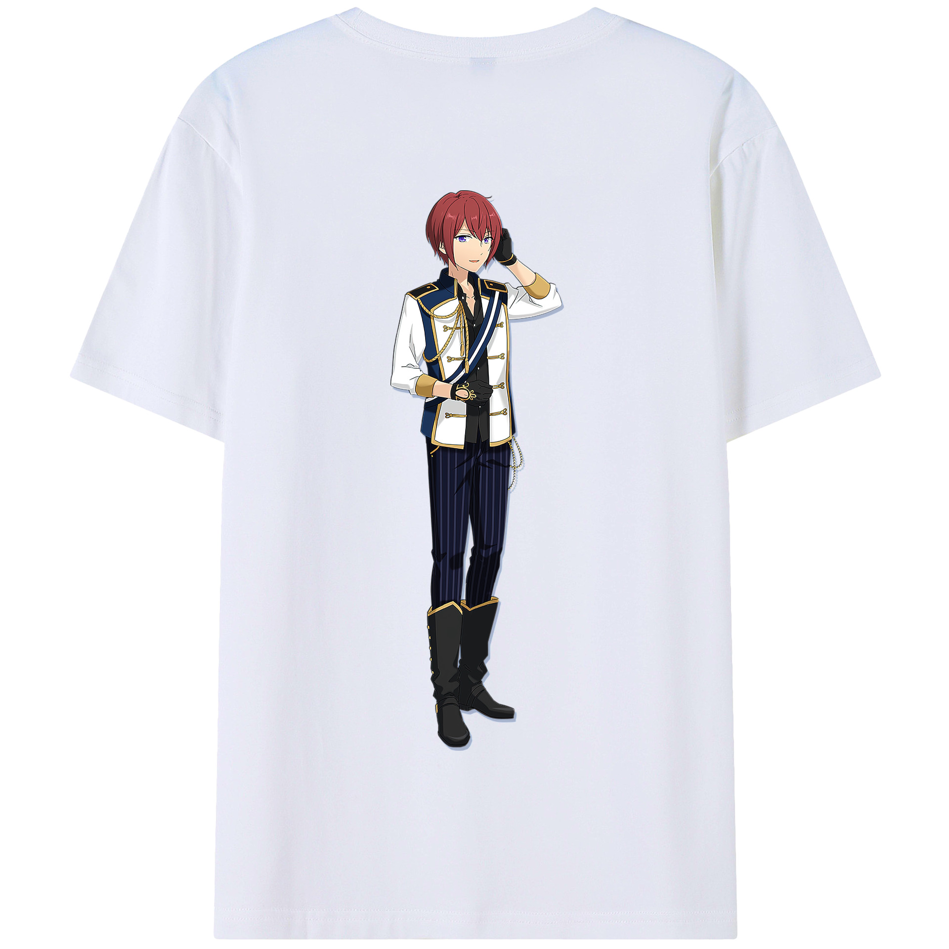 （画像用） あんさんぶるスターズ! Ensemble Stars 綿100％半袖Tシャツ（背面プリント）