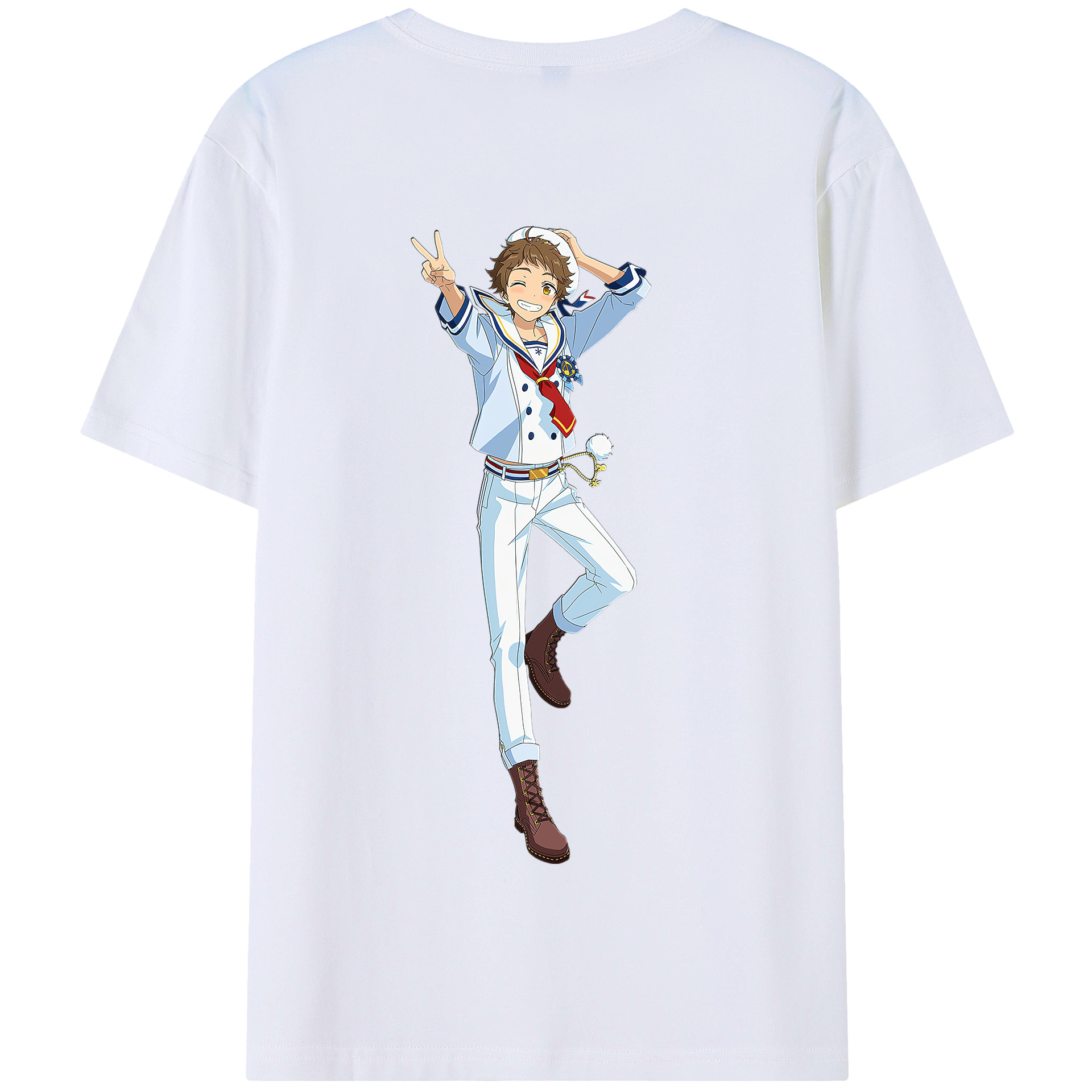 （画像用） あんさんぶるスターズ! Ensemble Stars 綿100％半袖Tシャツ（背面プリント）