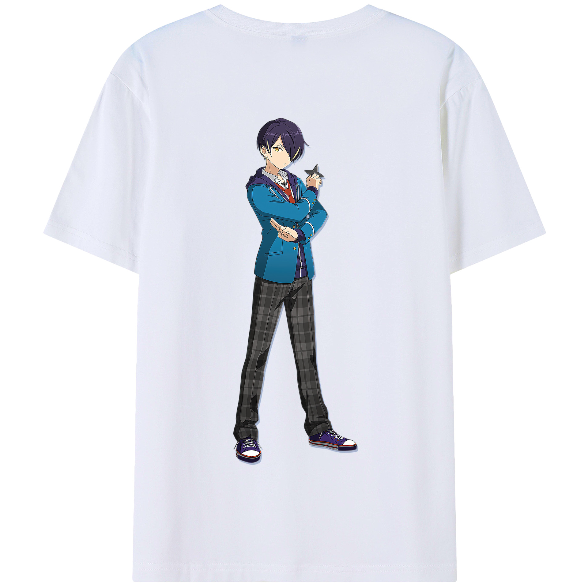 （画像用） あんさんぶるスターズ! Ensemble Stars 綿100％半袖Tシャツ（背面プリント）