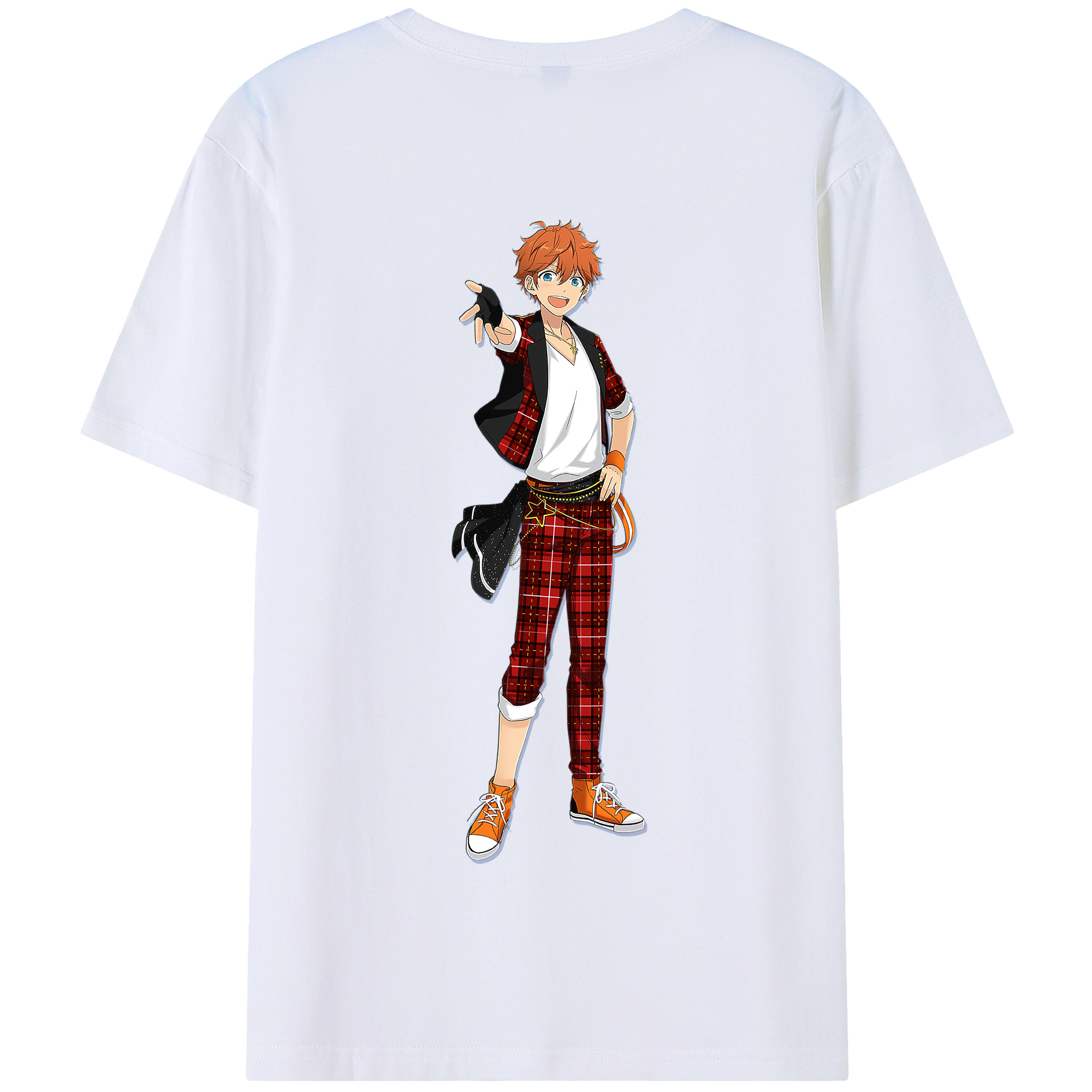 （画像用） あんさんぶるスターズ! Ensemble Stars 綿100％半袖Tシャツ（背面プリント）