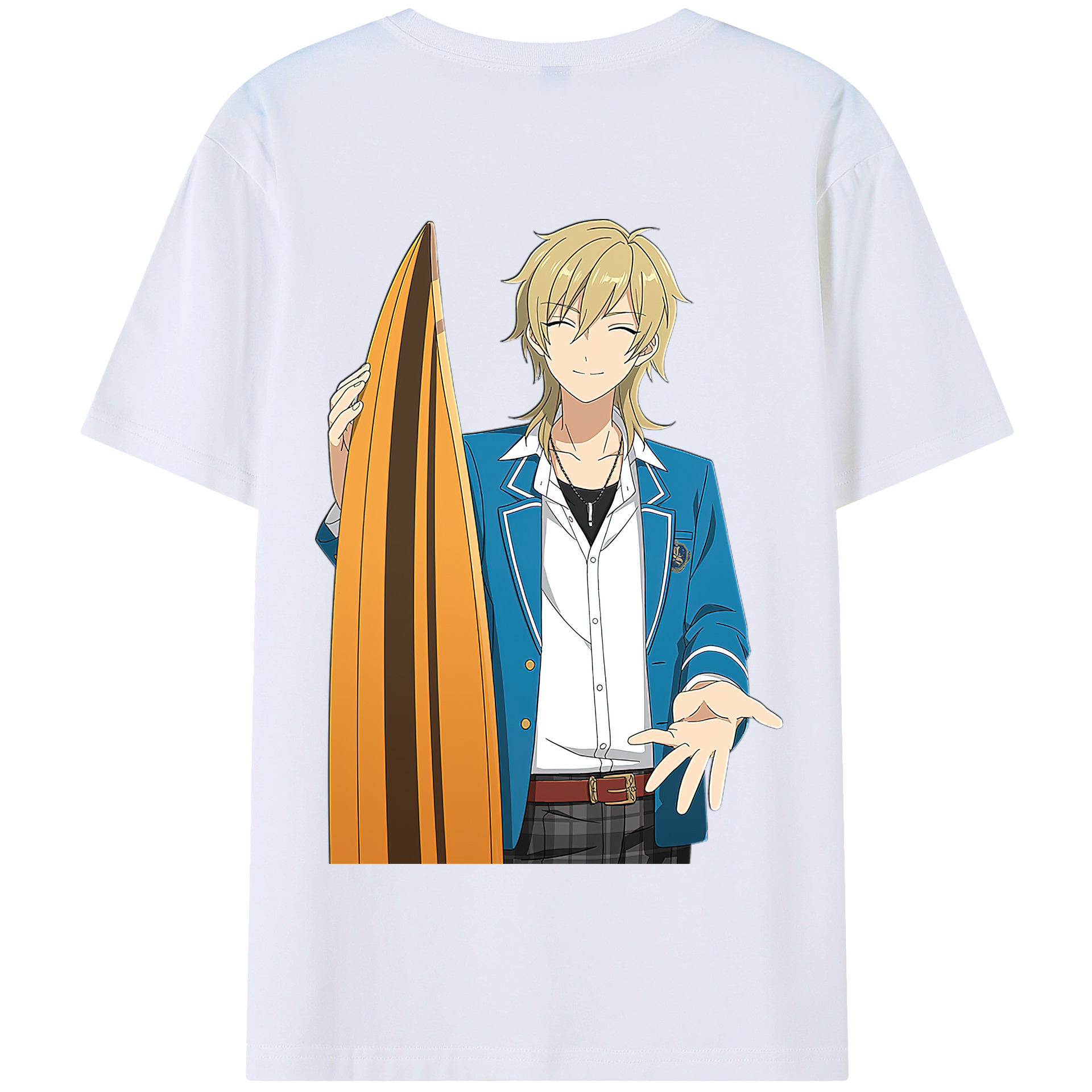 （画像用） あんさんぶるスターズ! Ensemble Stars 綿100％半袖Tシャツ（背面プリント）
