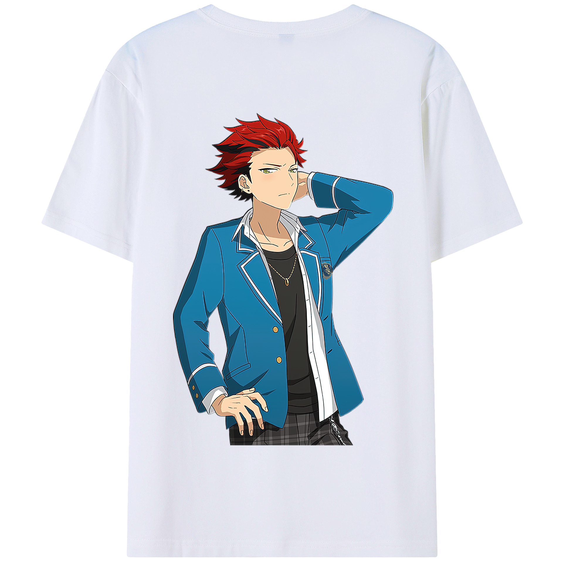 （画像用） あんさんぶるスターズ! Ensemble Stars 綿100％半袖Tシャツ（背面プリント）