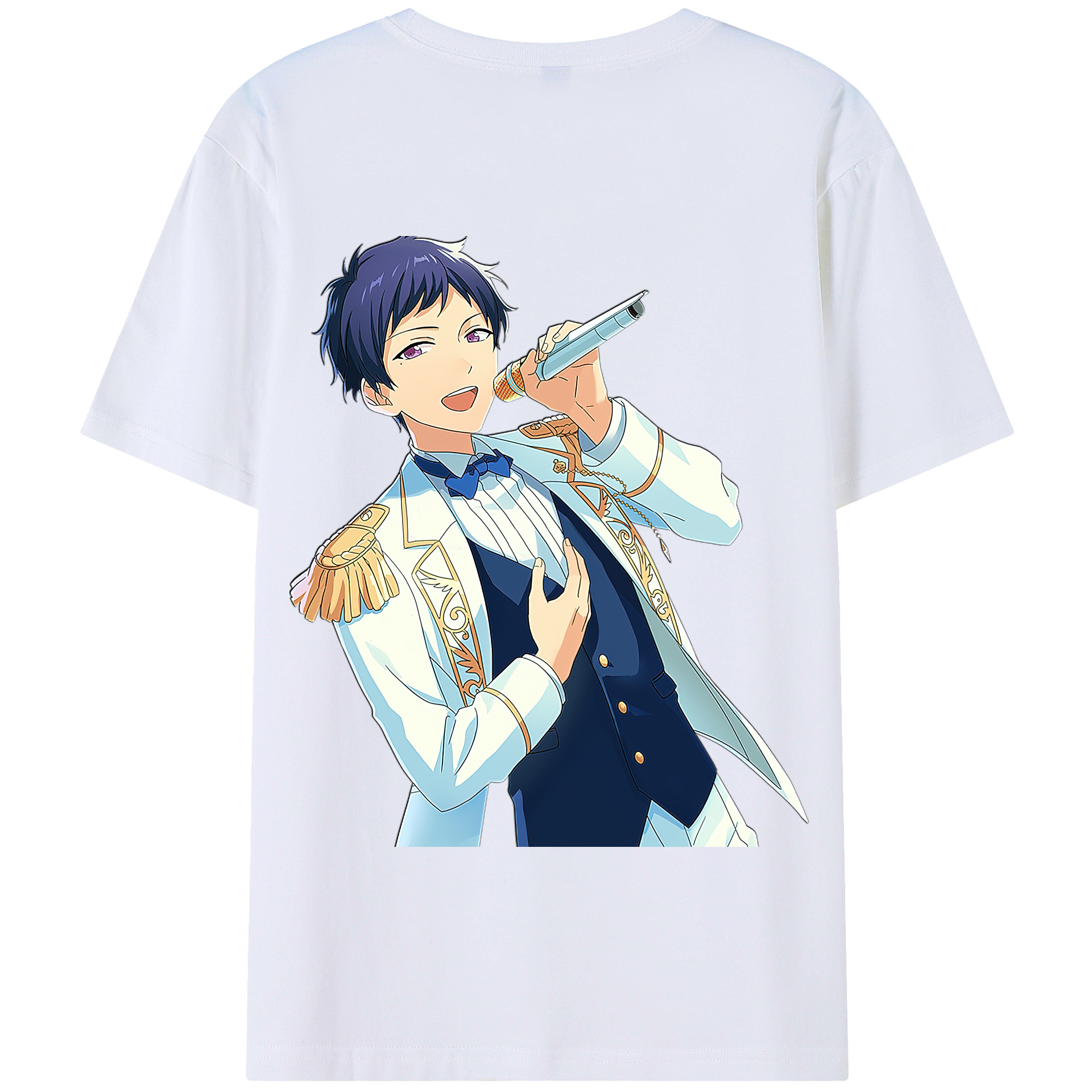 （画像用） あんさんぶるスターズ! Ensemble Stars 綿100％半袖Tシャツ（背面プリント）
