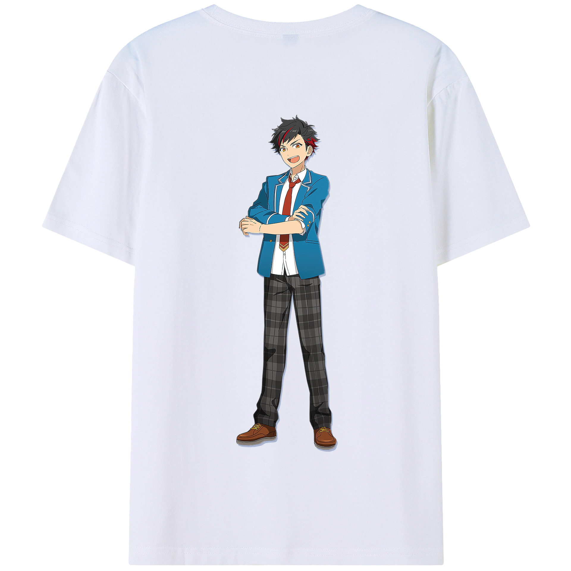 （画像用） あんさんぶるスターズ! Ensemble Stars 綿100％半袖Tシャツ（背面プリント）