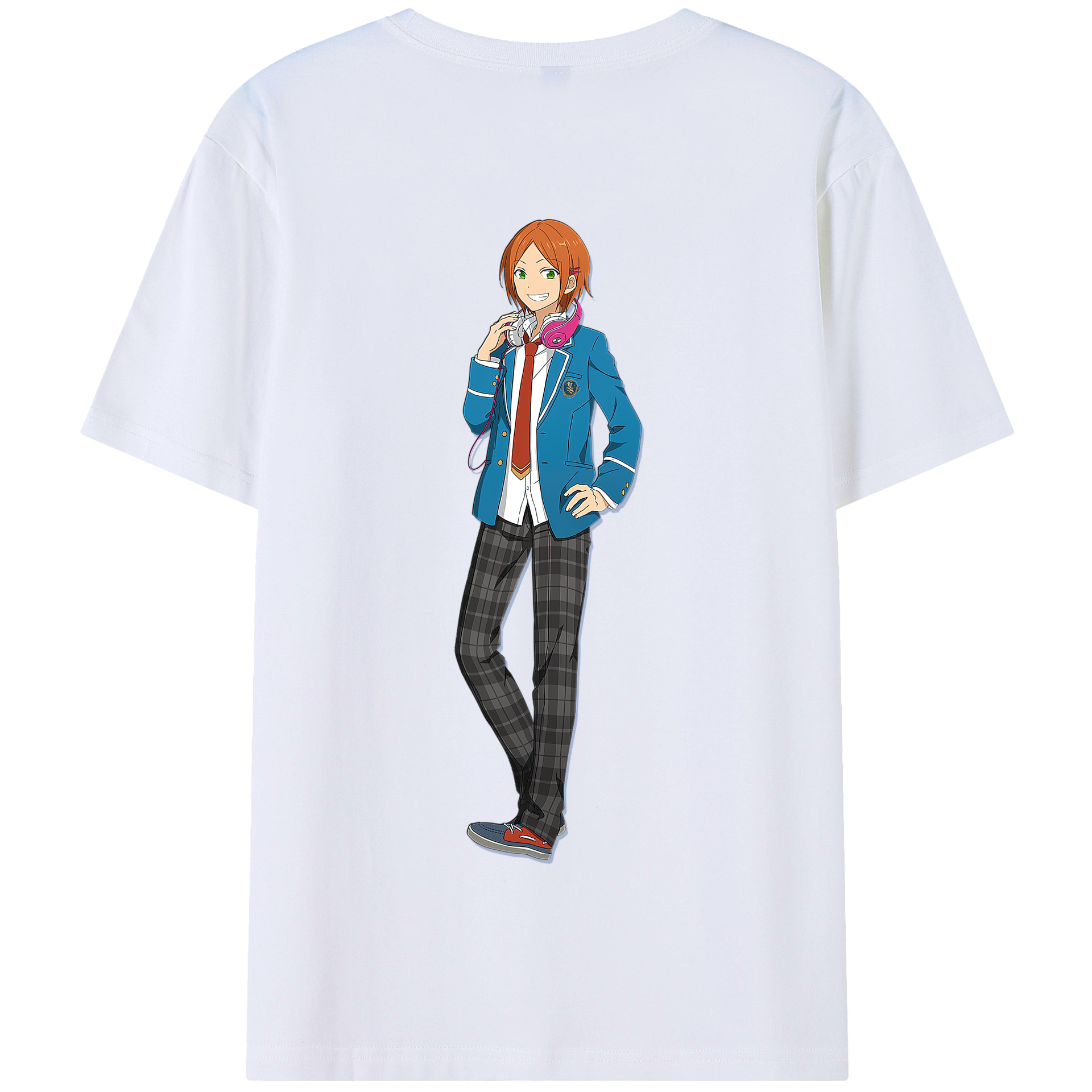 （画像用） あんさんぶるスターズ! Ensemble Stars 綿100％半袖Tシャツ（背面プリント）