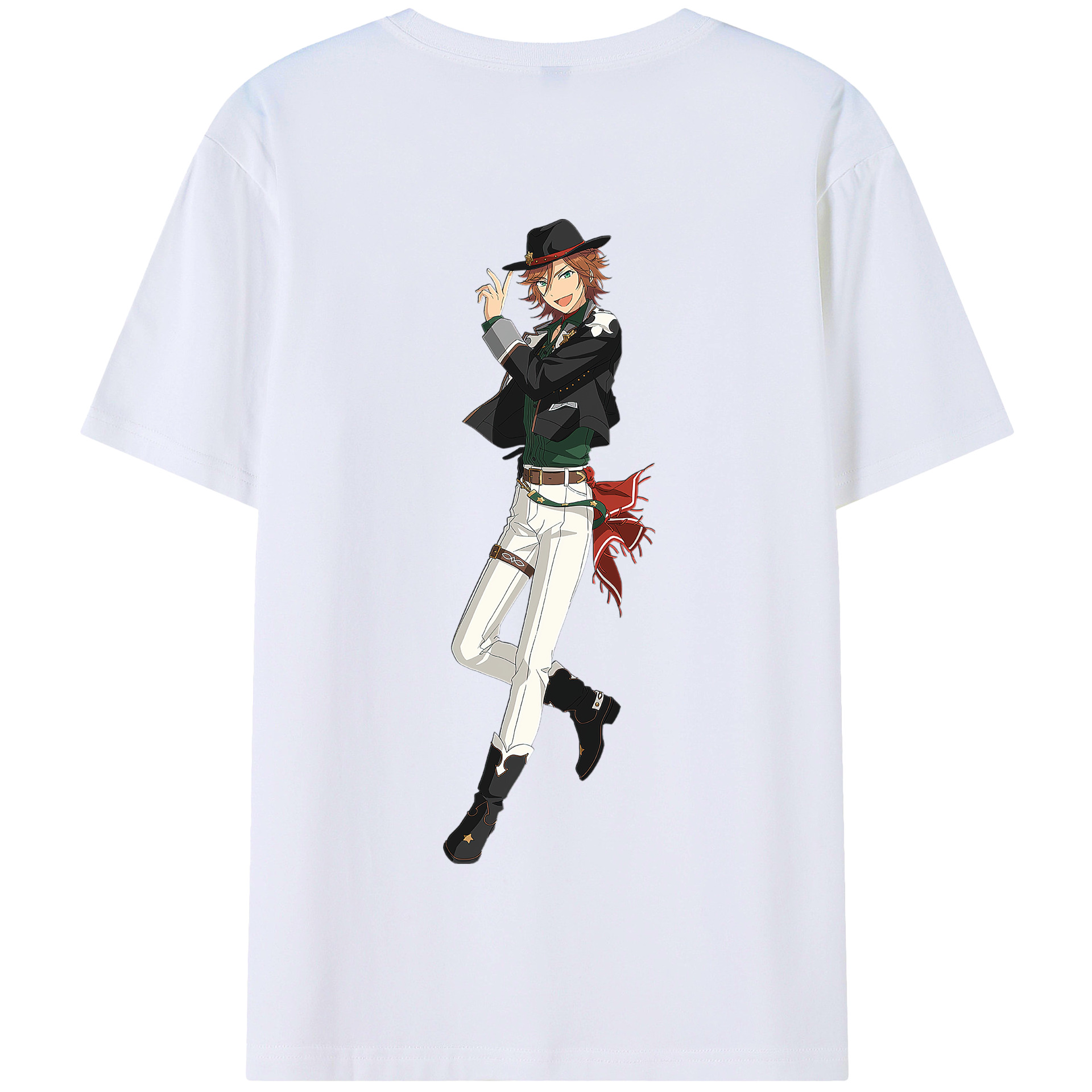 （画像用） あんさんぶるスターズ! Ensemble Stars 綿100％半袖Tシャツ（背面プリント）