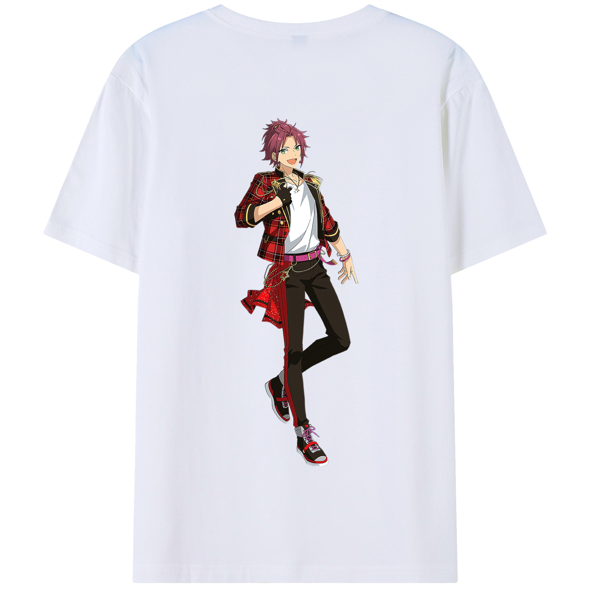 （画像用） あんさんぶるスターズ! Ensemble Stars 綿100％半袖Tシャツ（背面プリント）