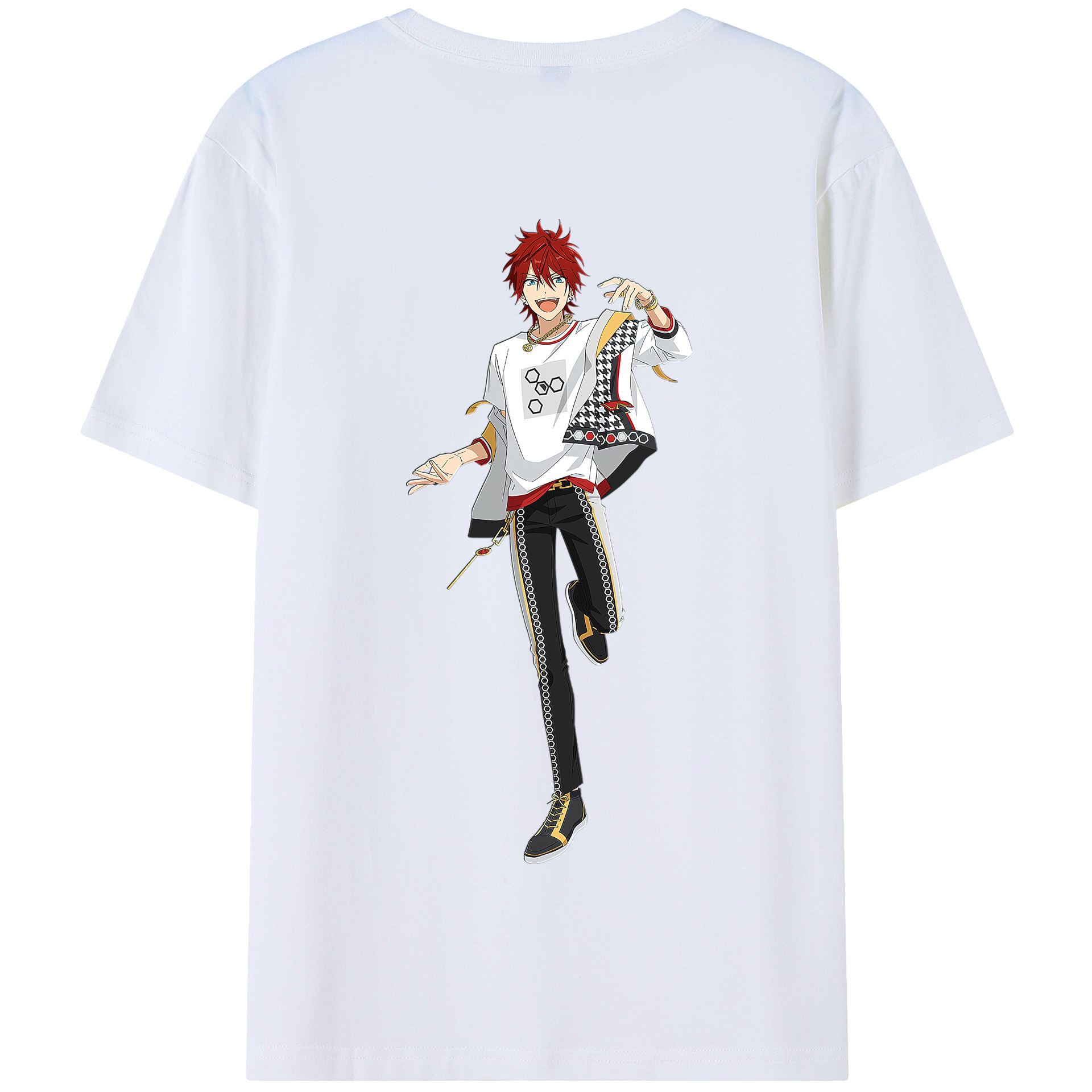 （画像用） あんさんぶるスターズ! Ensemble Stars 綿100％半袖Tシャツ（背面プリント）