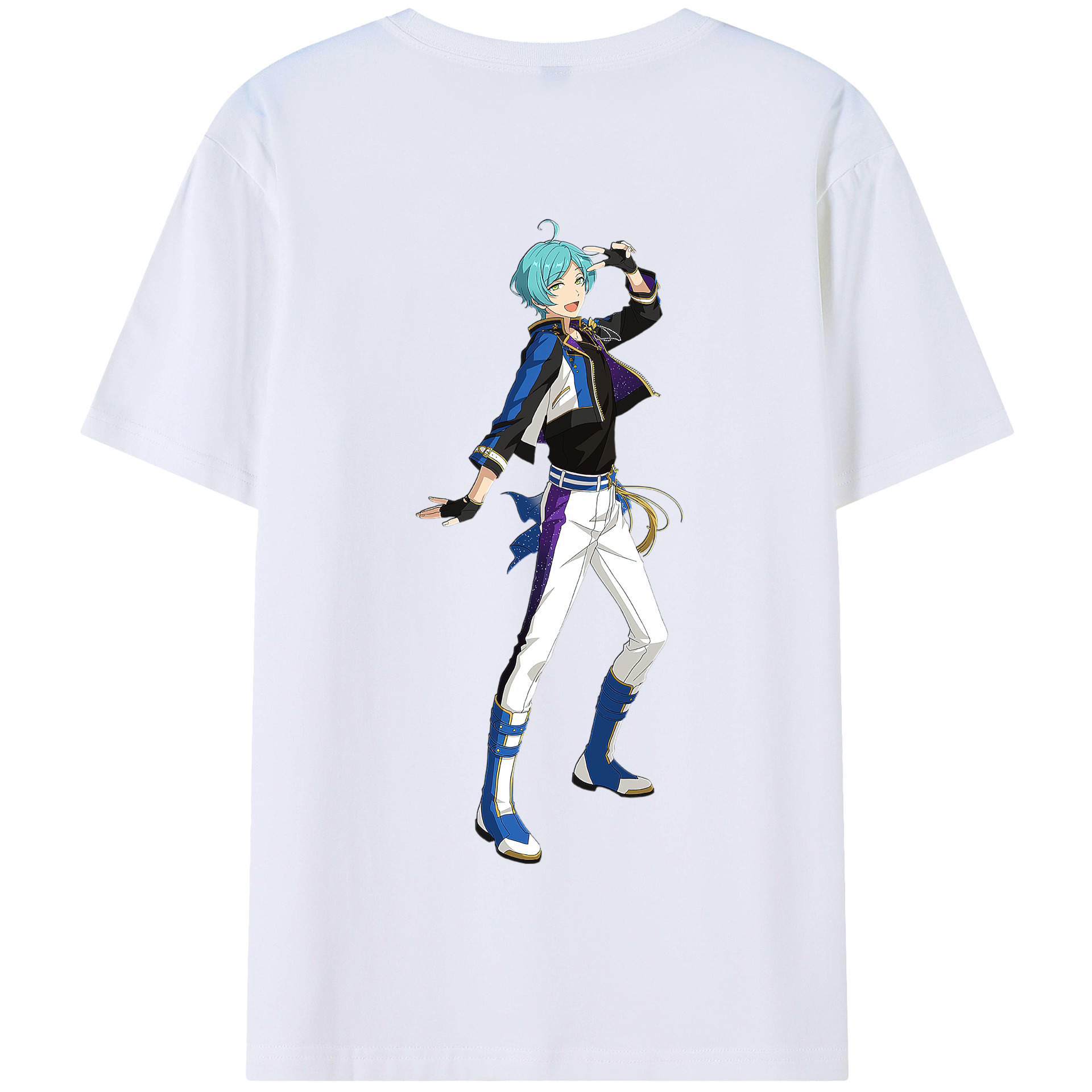 （画像用） あんさんぶるスターズ! Ensemble Stars 綿100％半袖Tシャツ（背面プリント）